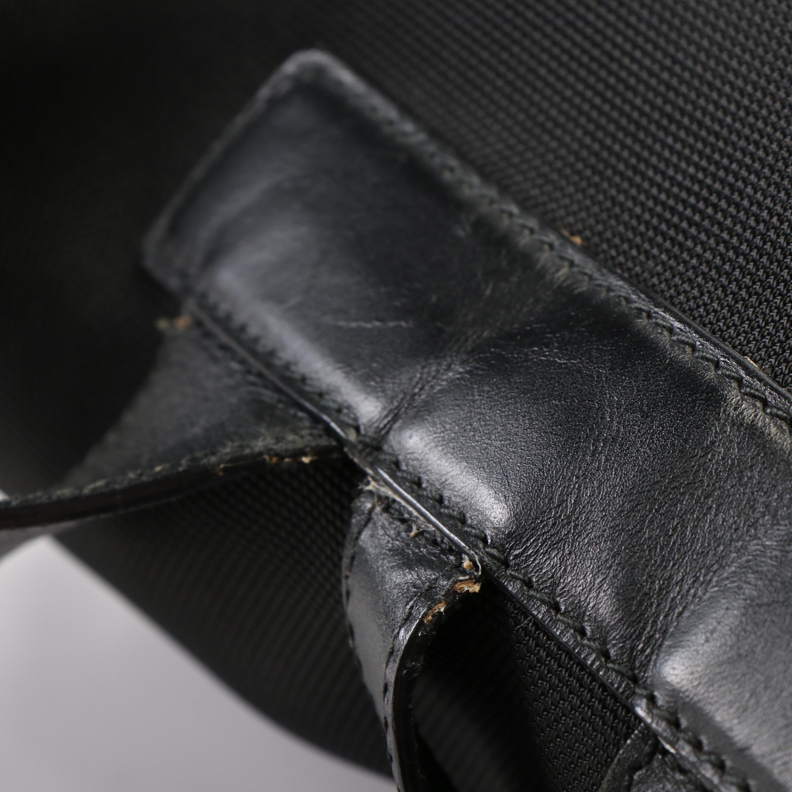 Gucci Sherry Line Backpack in Black Techno Canvas