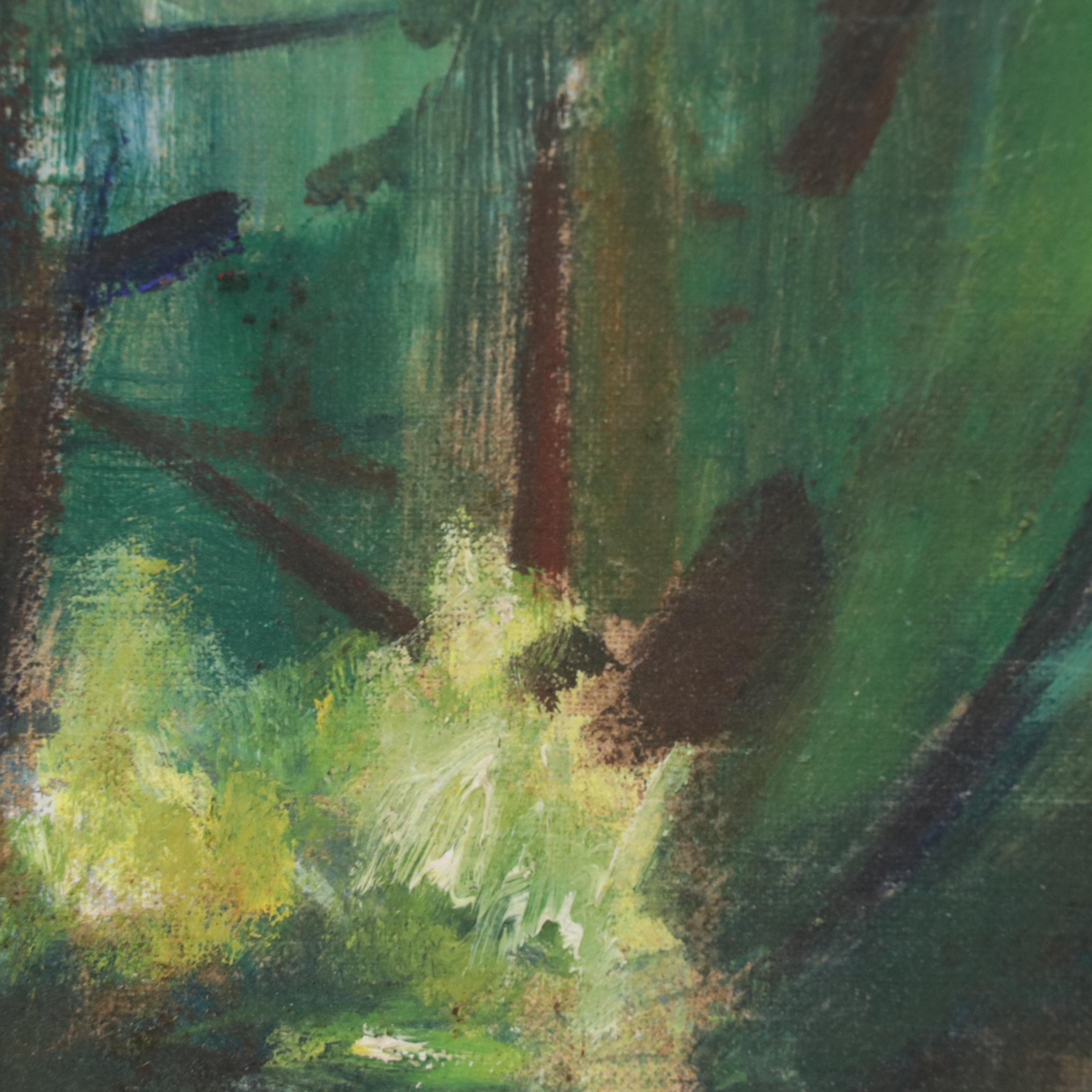 Forest Landscape Oil Painting