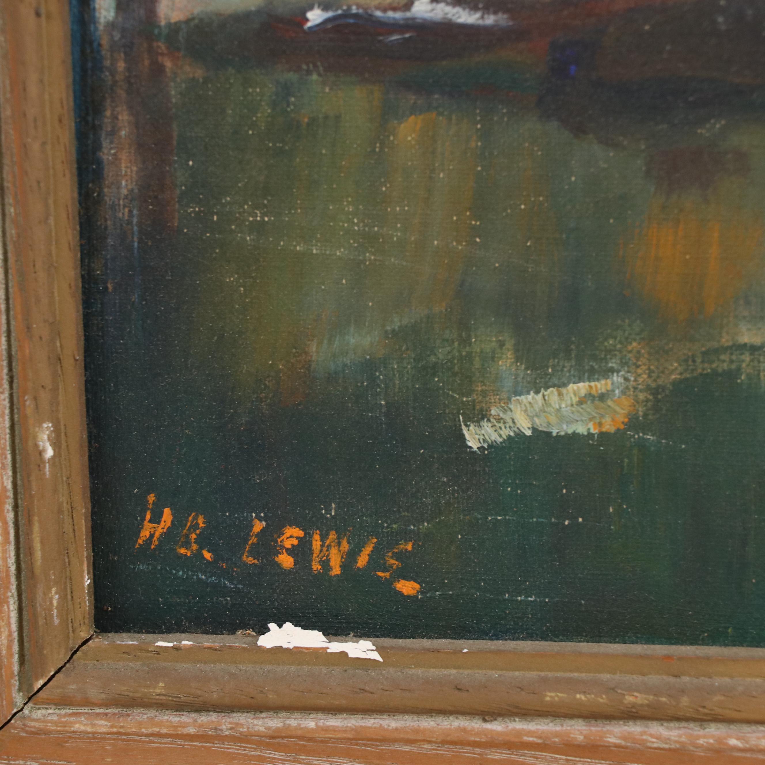 Forest Landscape Oil Painting