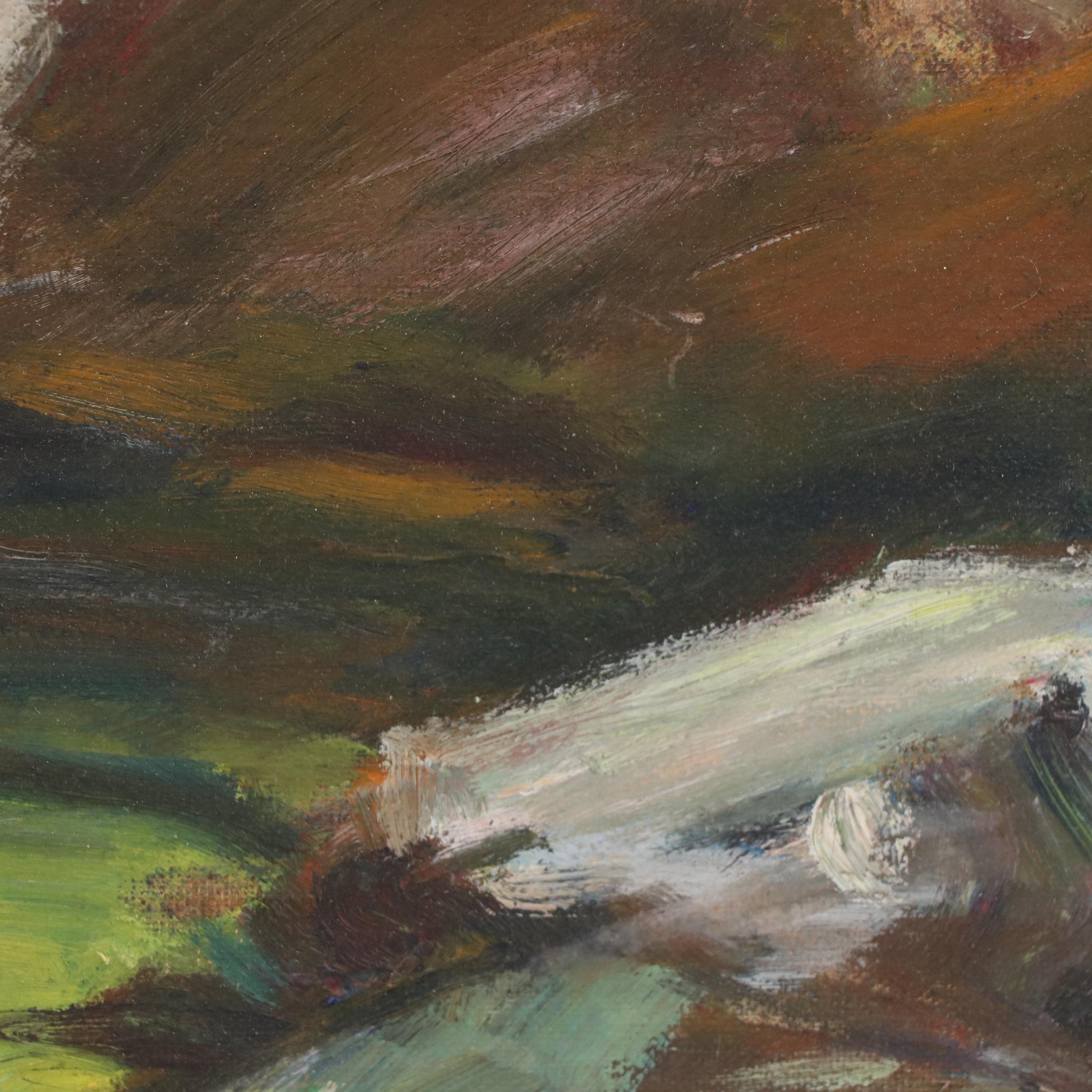 Forest Landscape Oil Painting