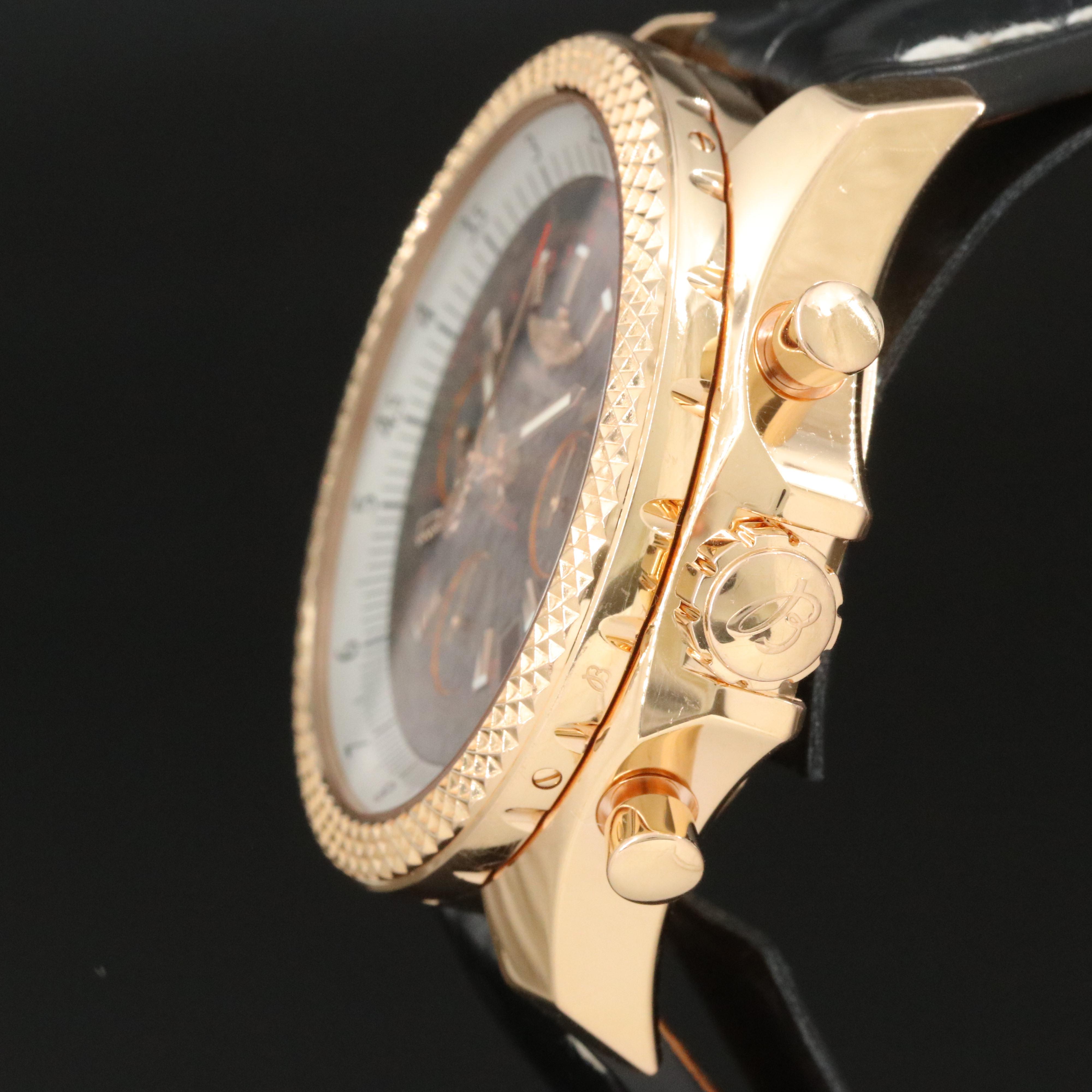 Breitling Bentley 18K Gold 44MM Chronograph Watch