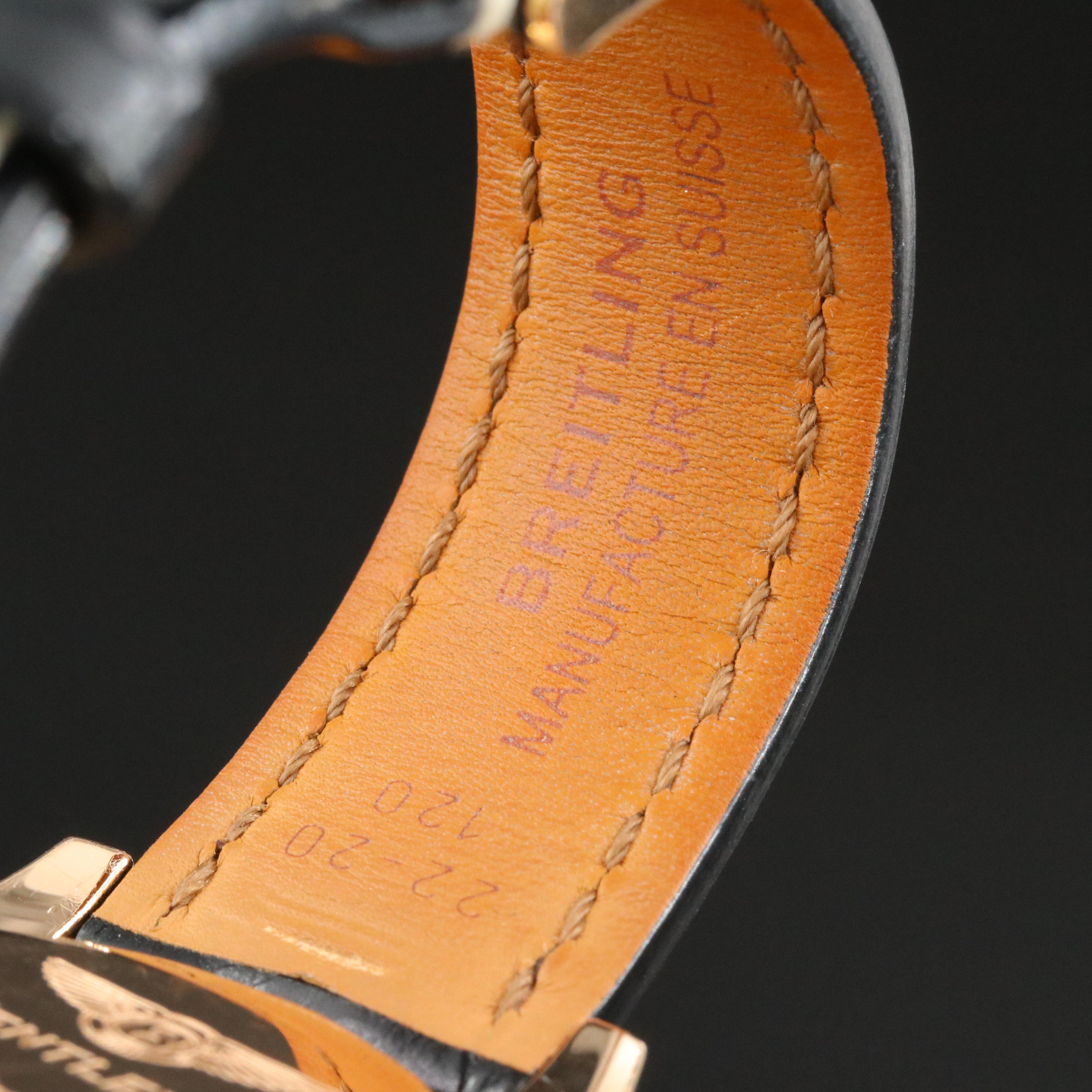 Breitling Bentley 18K Gold 44MM Chronograph Watch