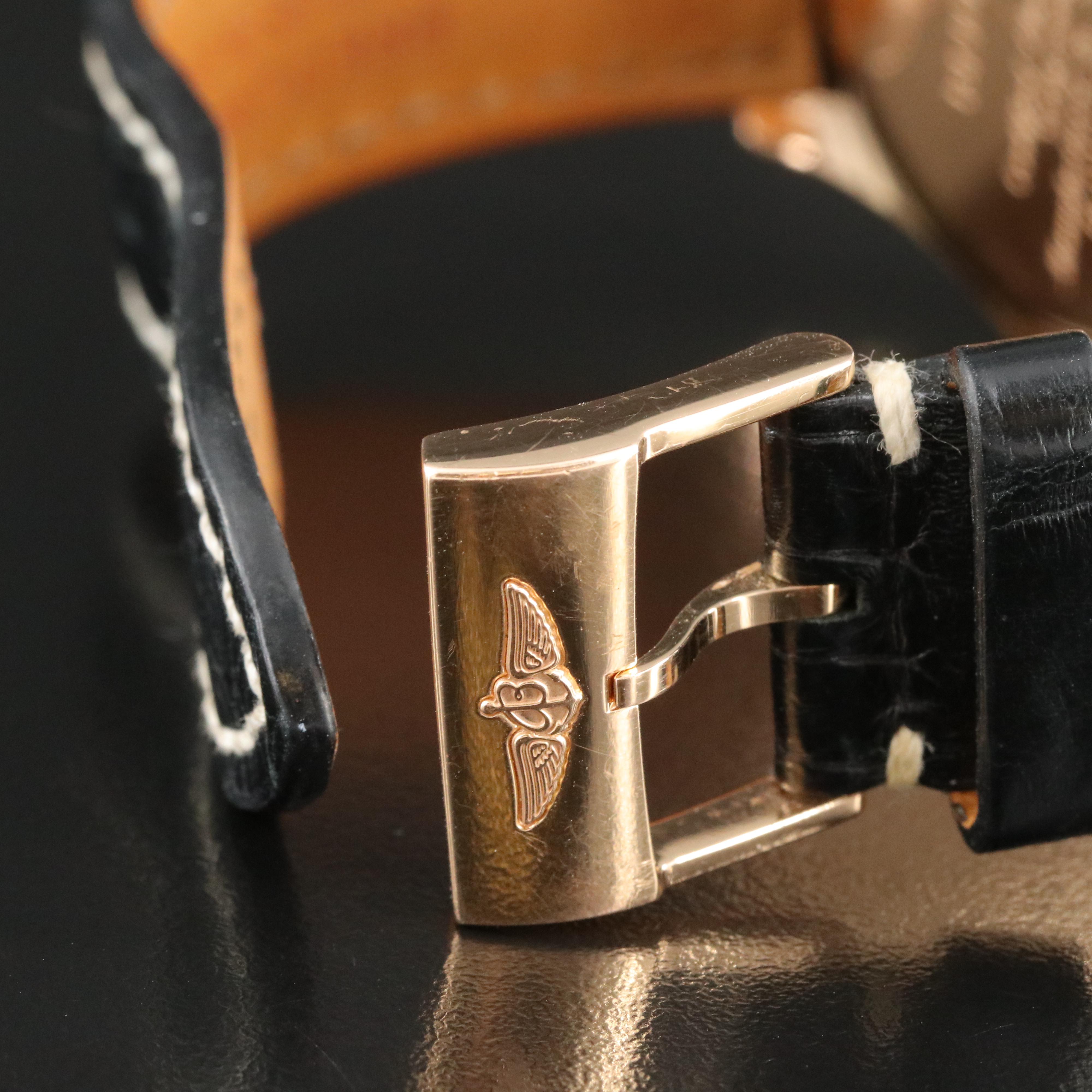 Breitling Bentley 18K Gold 44MM Chronograph Watch