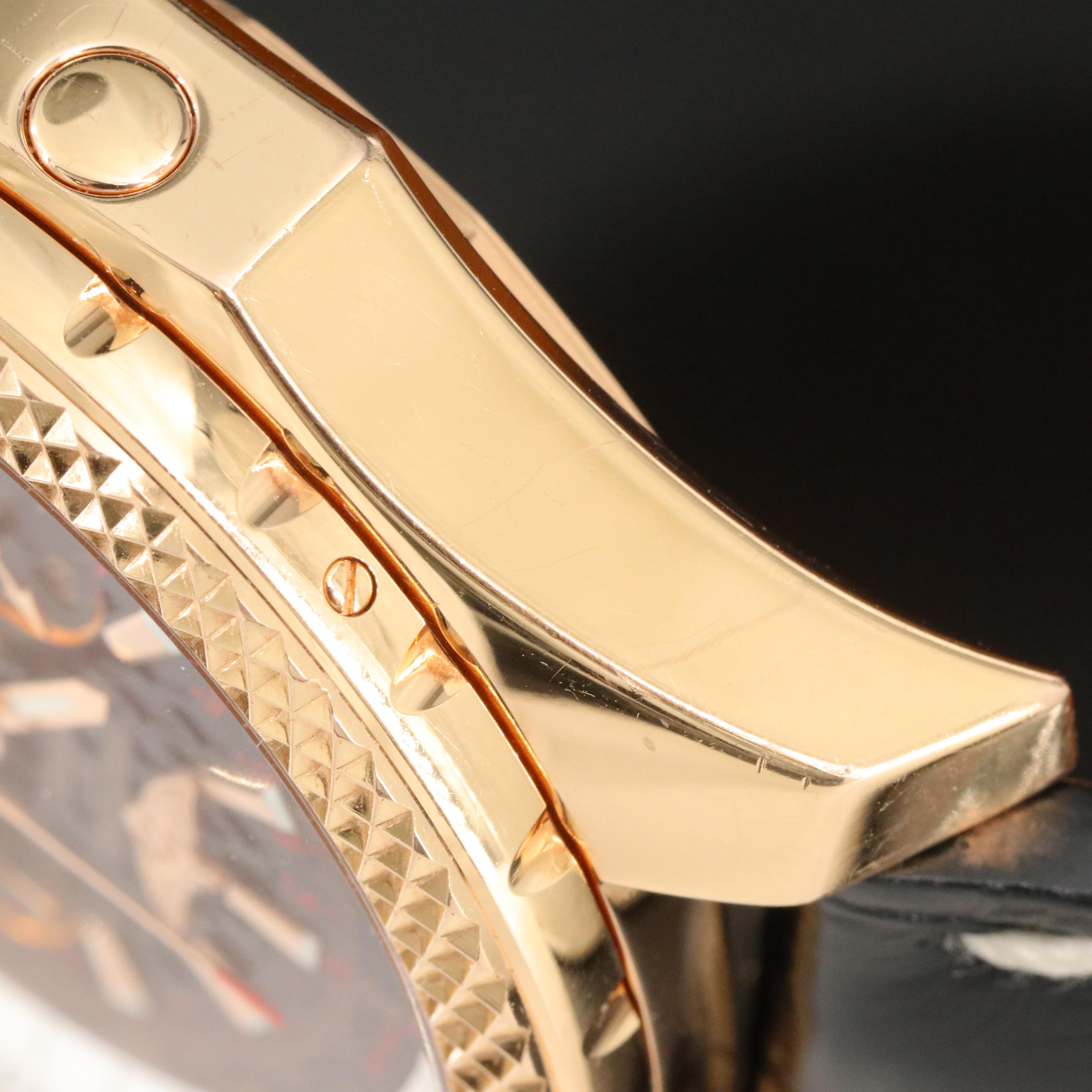 Breitling Bentley 18K Gold 44MM Chronograph Watch