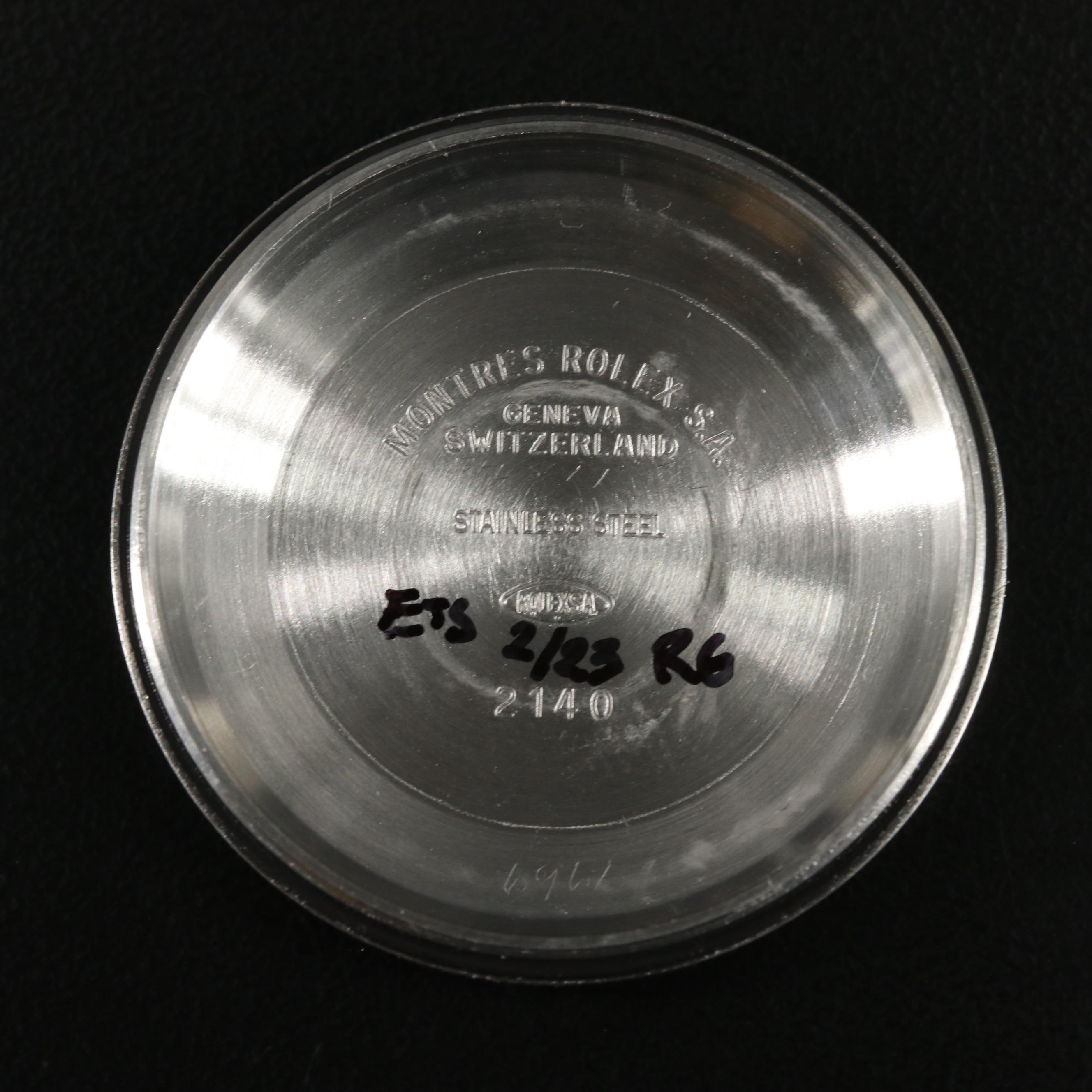 Rolex Air-King Steel Black Dial 34MM Automatic Watch