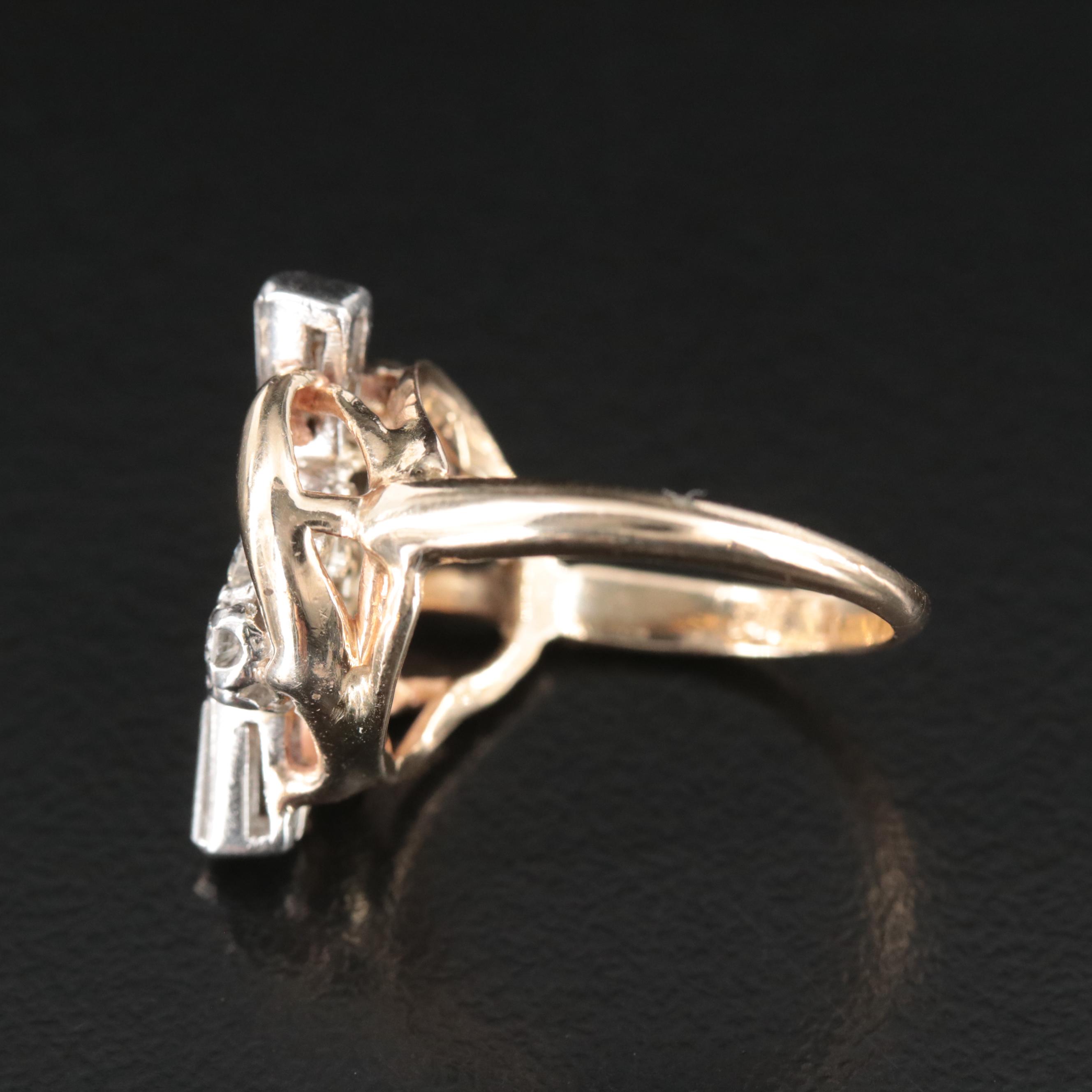 14K 0.49 CTW Diamond Ring