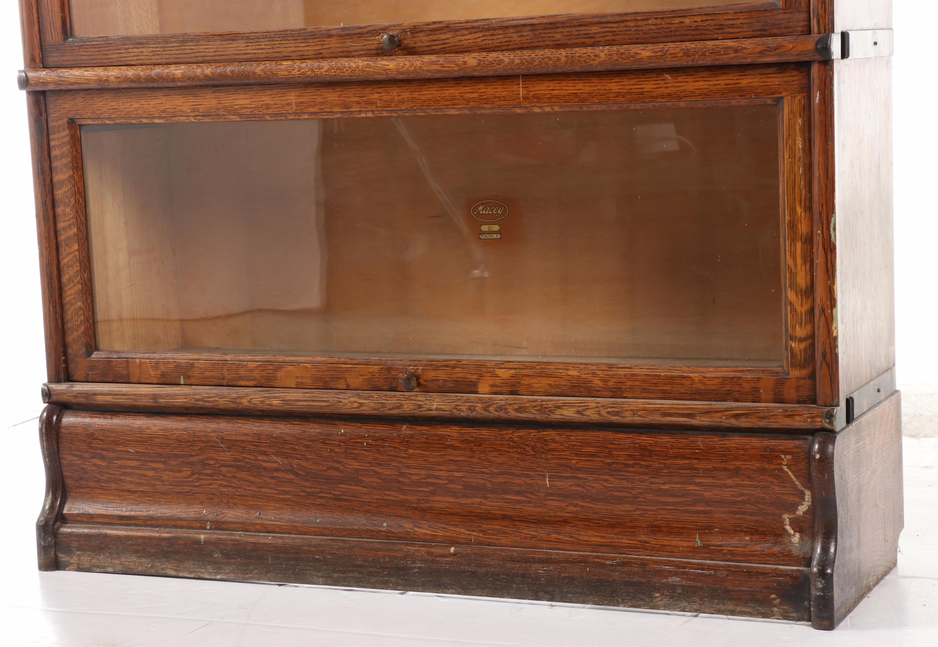 Macey and Globe-Wernicke Seven-Stack Oak Barrister's Bookcase, Early 20th C.