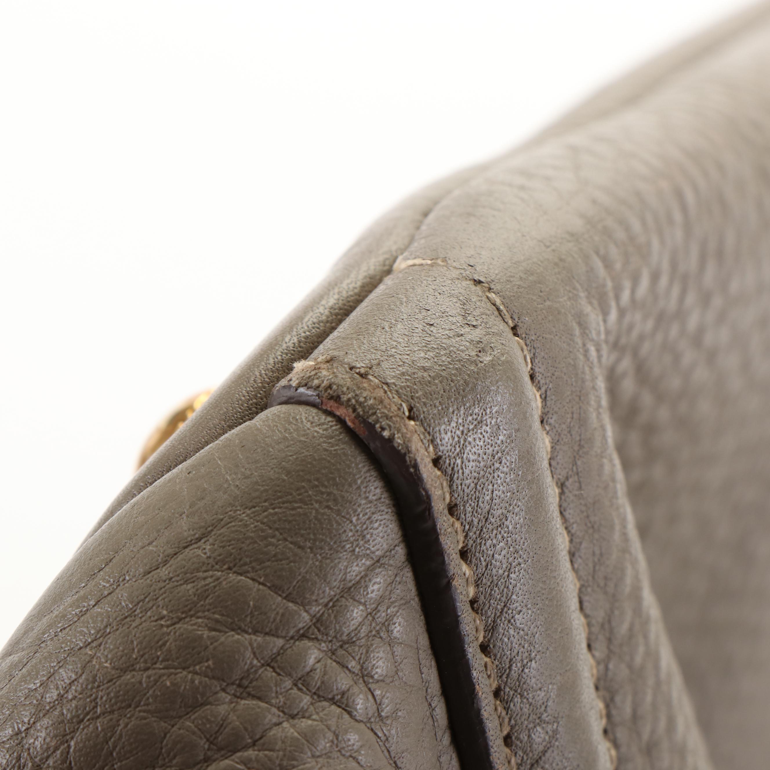 Prada Canapa Vitello Daino Tote Bag