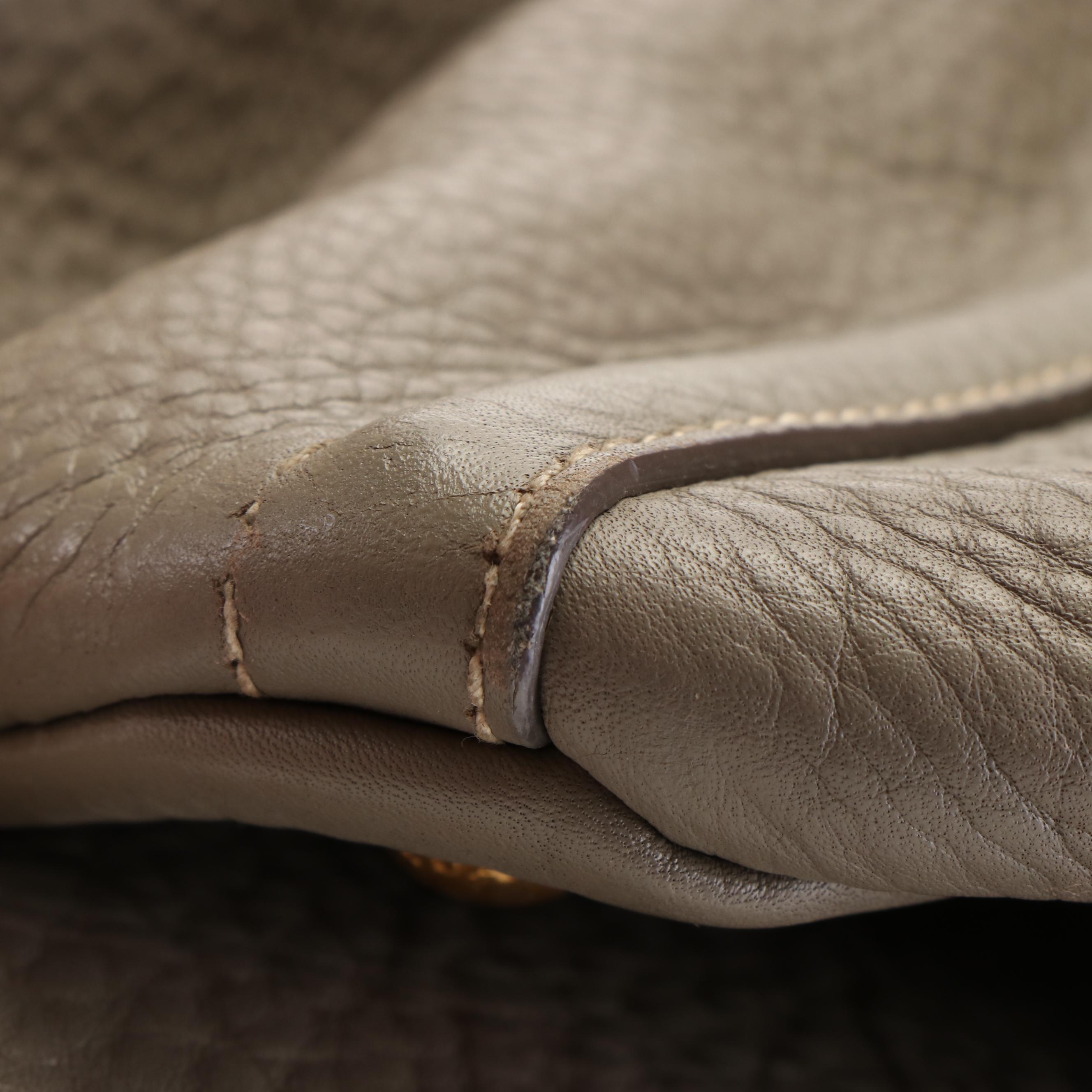 Prada Canapa Vitello Daino Tote Bag