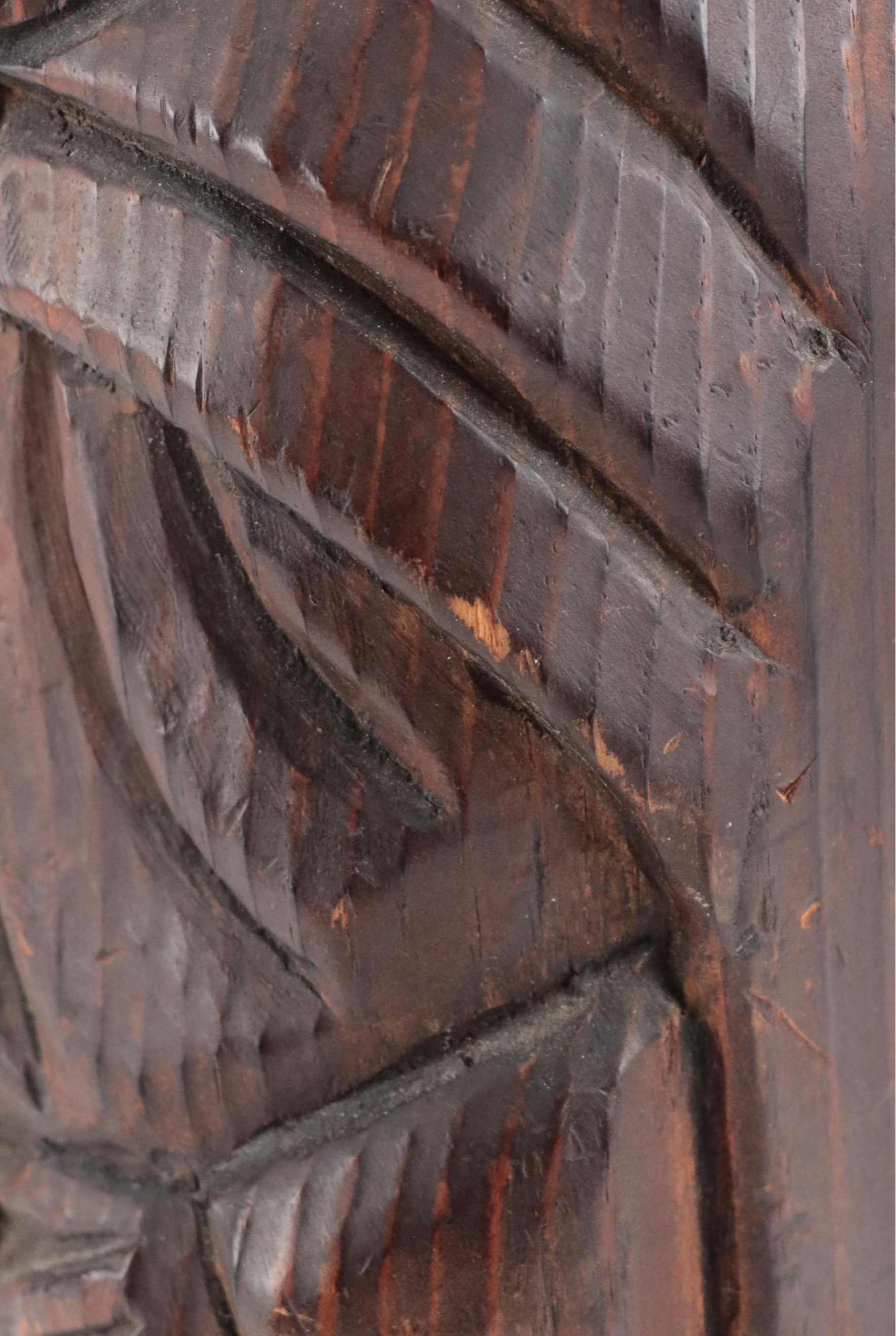 Hand-Carved Medieval Style Wooden Wine Bottle Casket