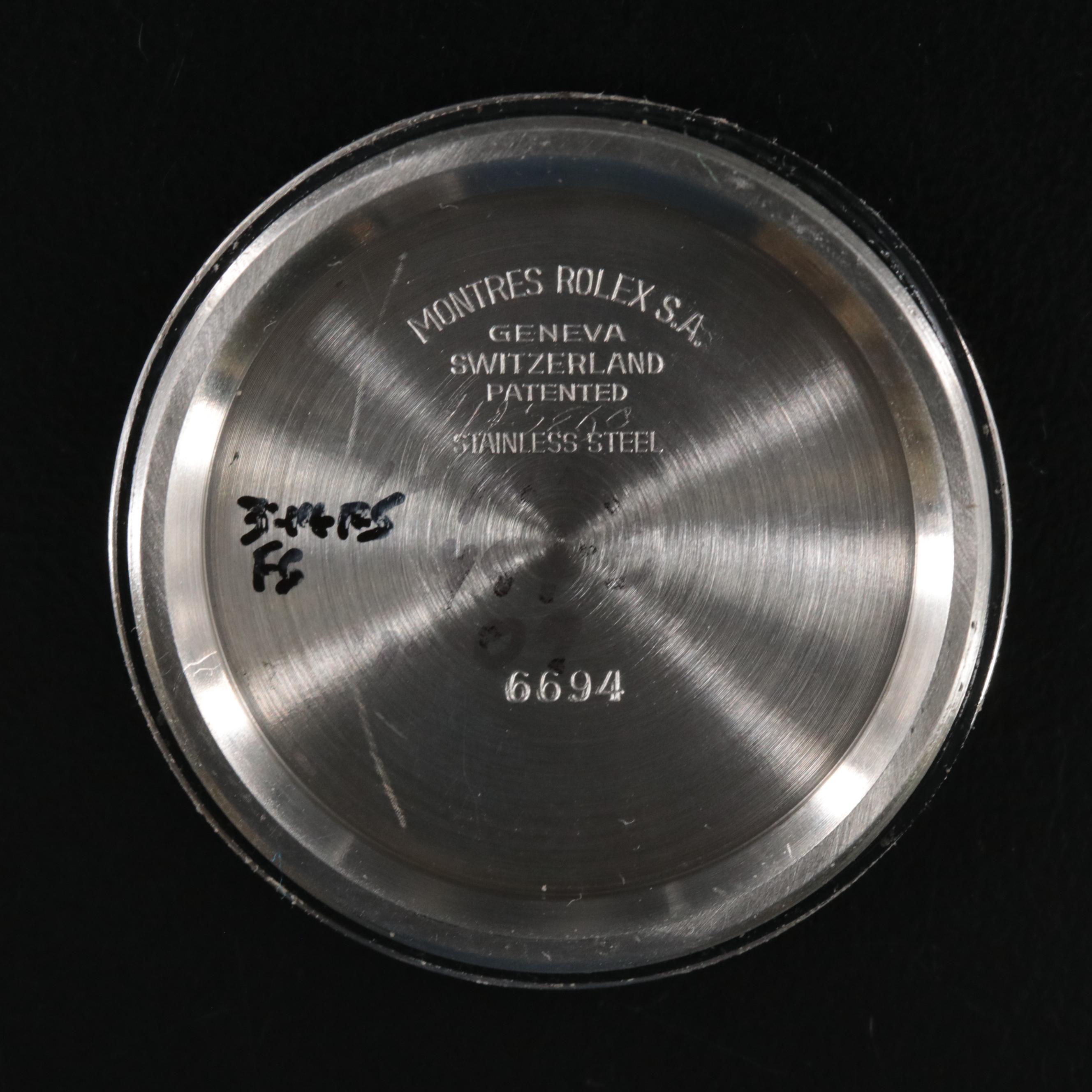 1981 Rolex Oysterdate Precision Manual Wind Watch