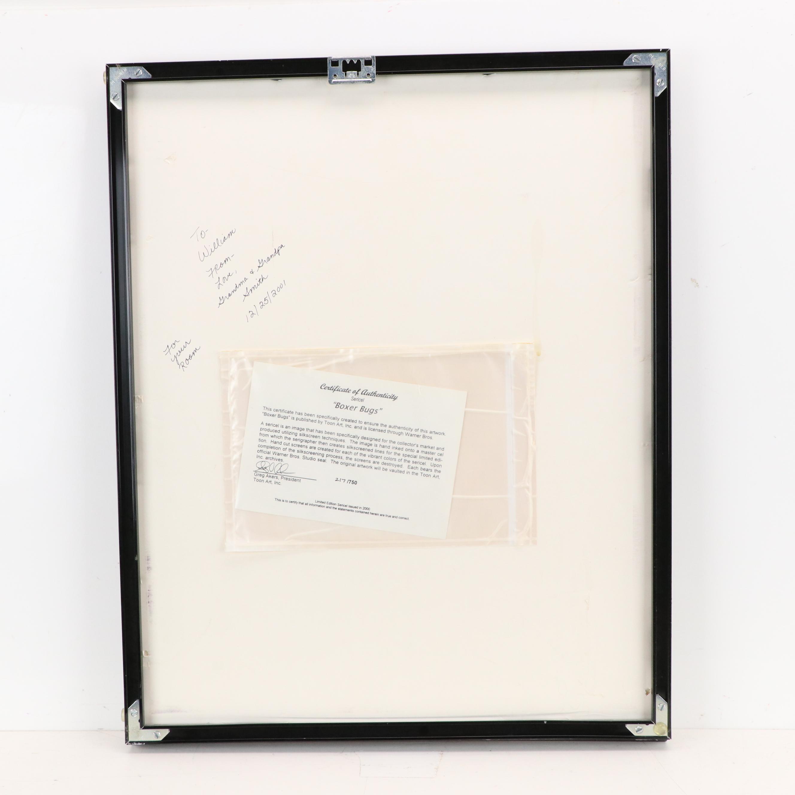 Warner Bros. Sericel "Boxer Bugs"