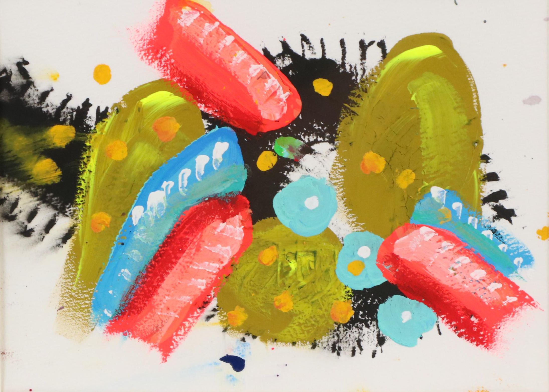 Jeffrey Scott Lewis Abstract Acrylic Painting