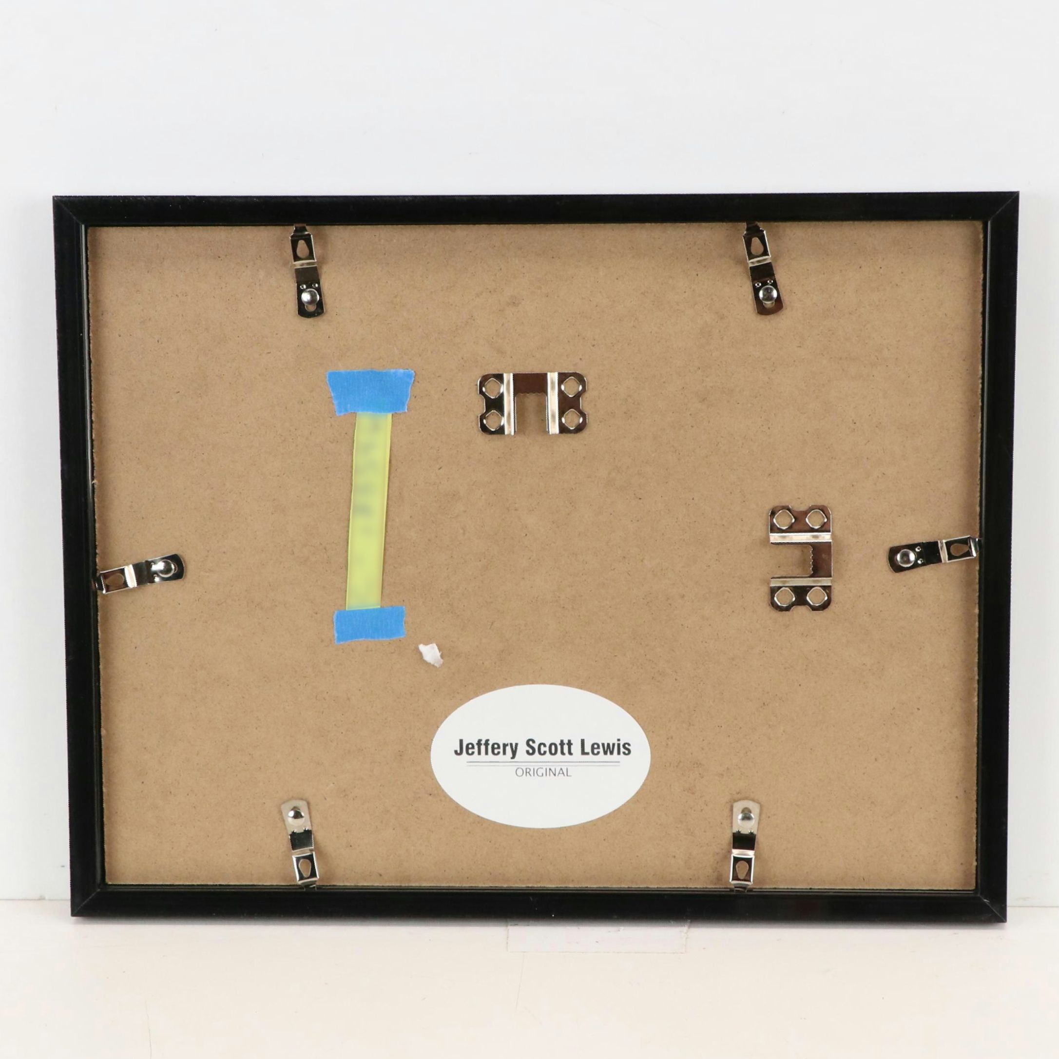 Jeffrey Scott Lewis Abstract Acrylic Painting