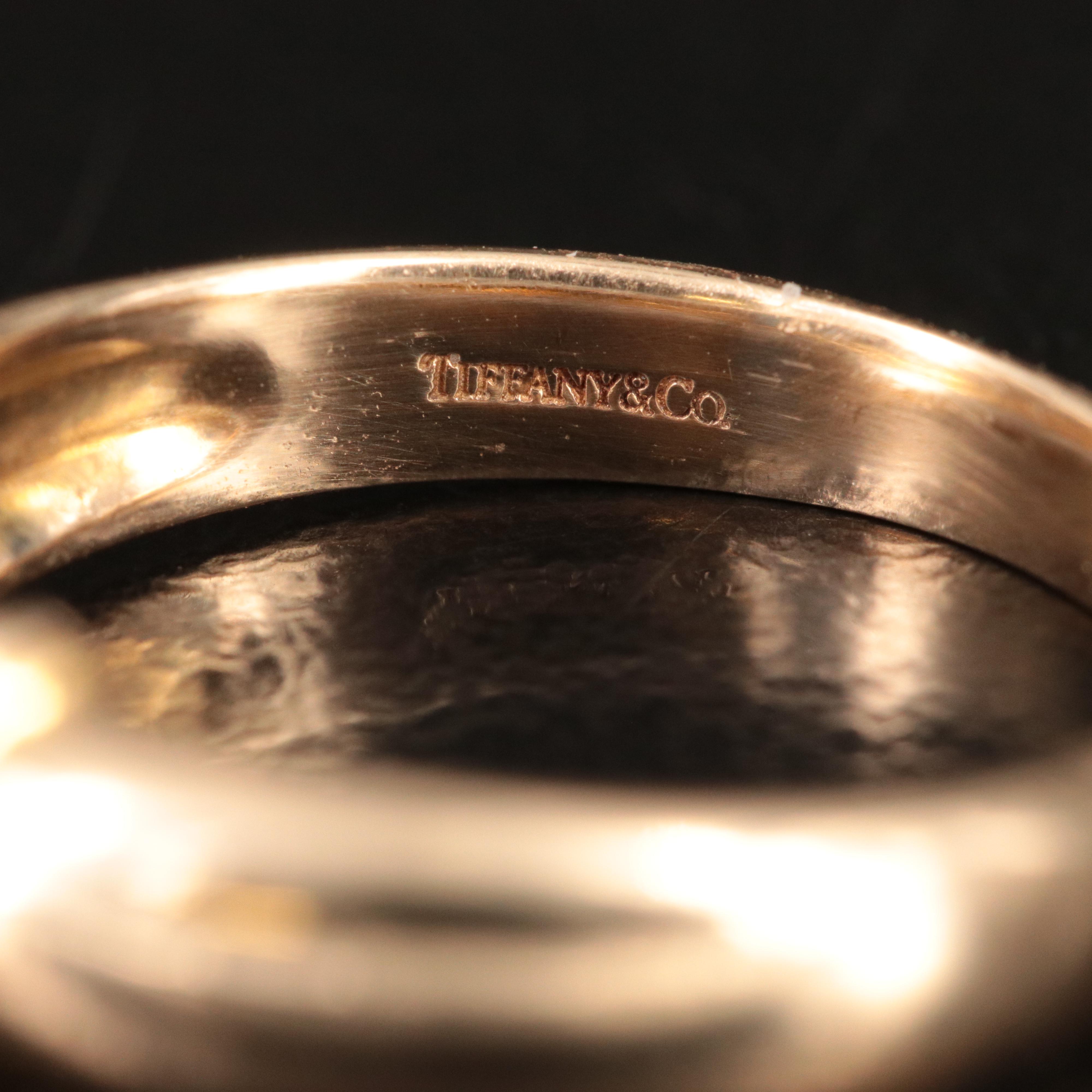 Tiffany & Co. 18K Sapphire Dome Ring