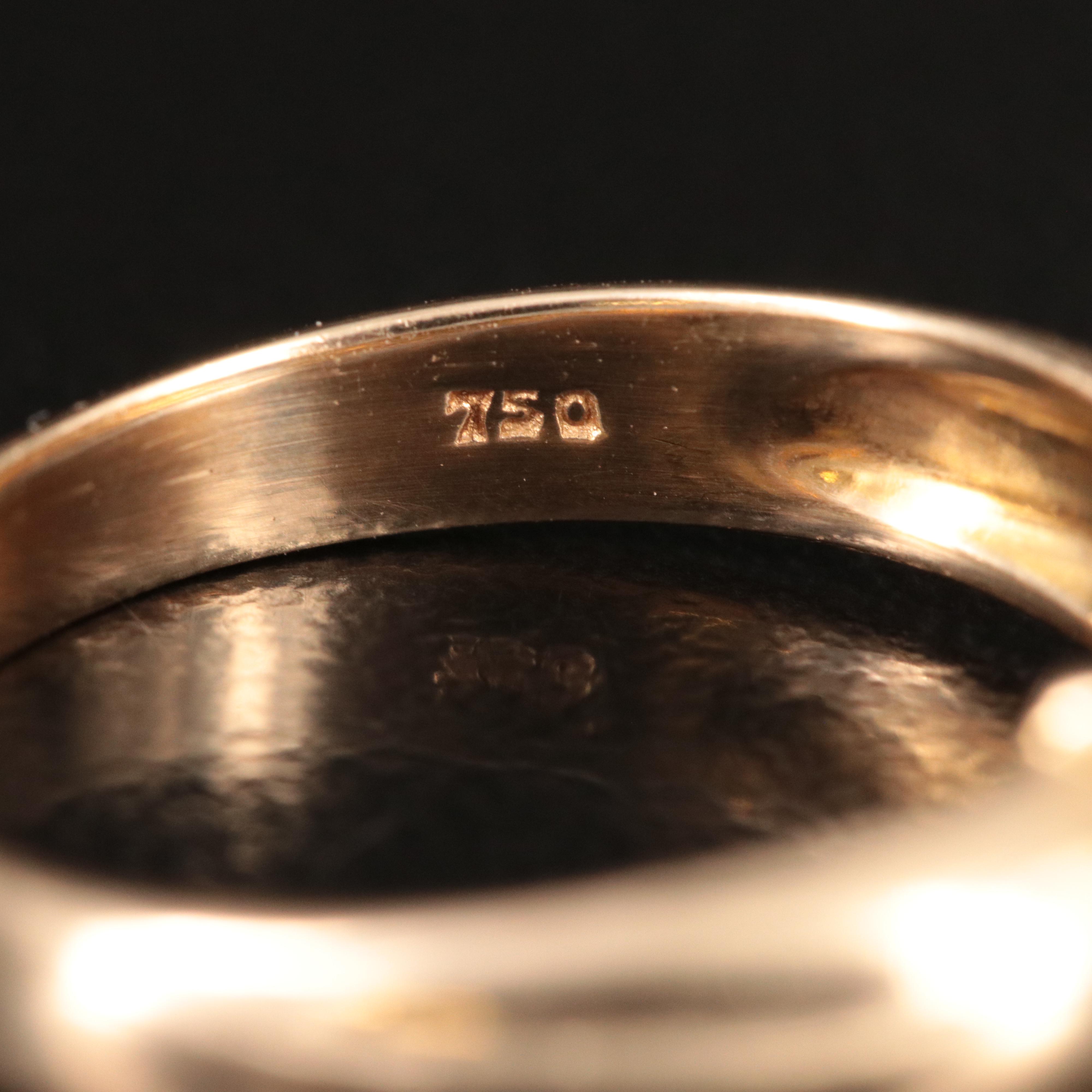 Tiffany & Co. 18K Sapphire Dome Ring