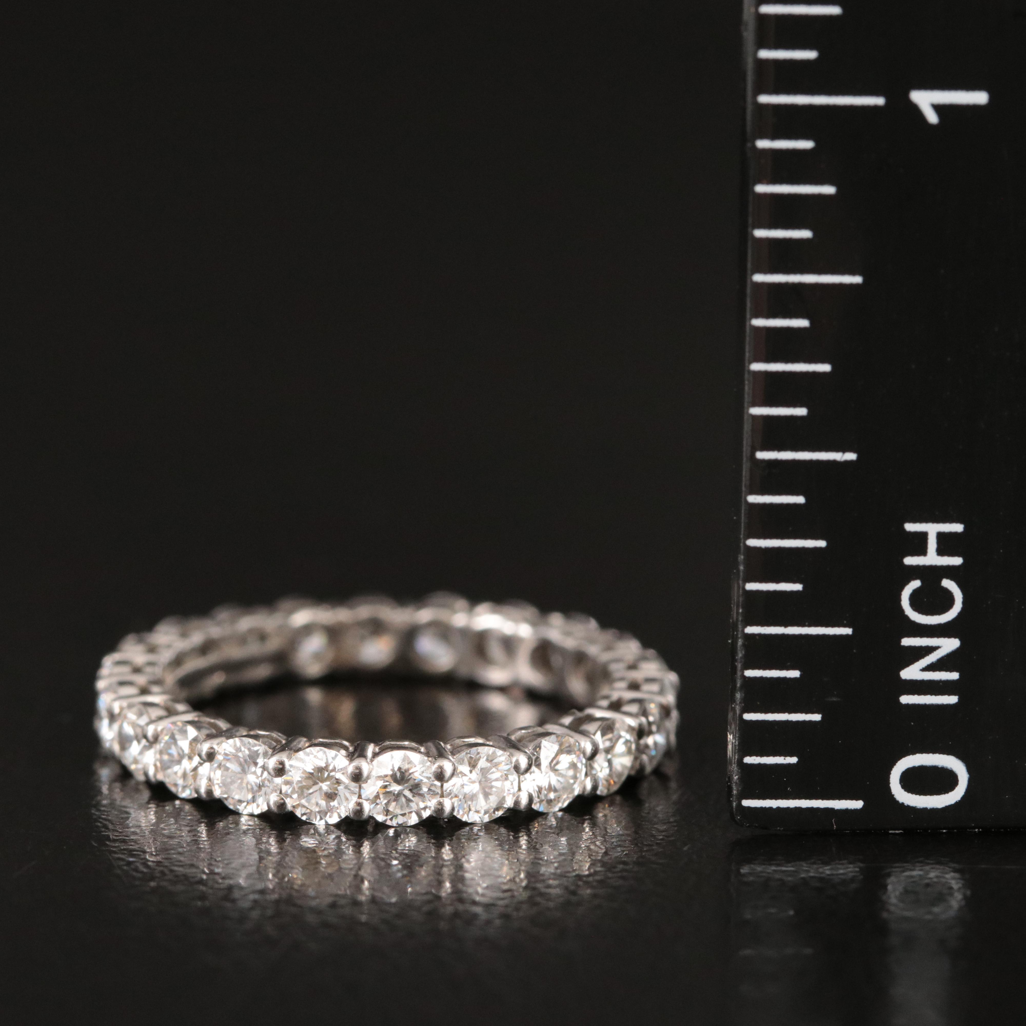 Tiffany & Co. Forever Platinum and 1.76 CTW Diamond Eternity Ring