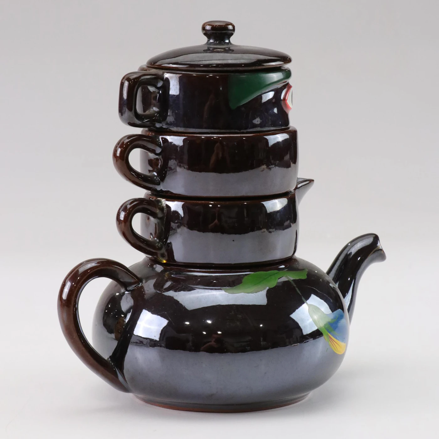 Two Stacking Tea Services, Mid 20th Century | Everything But The House