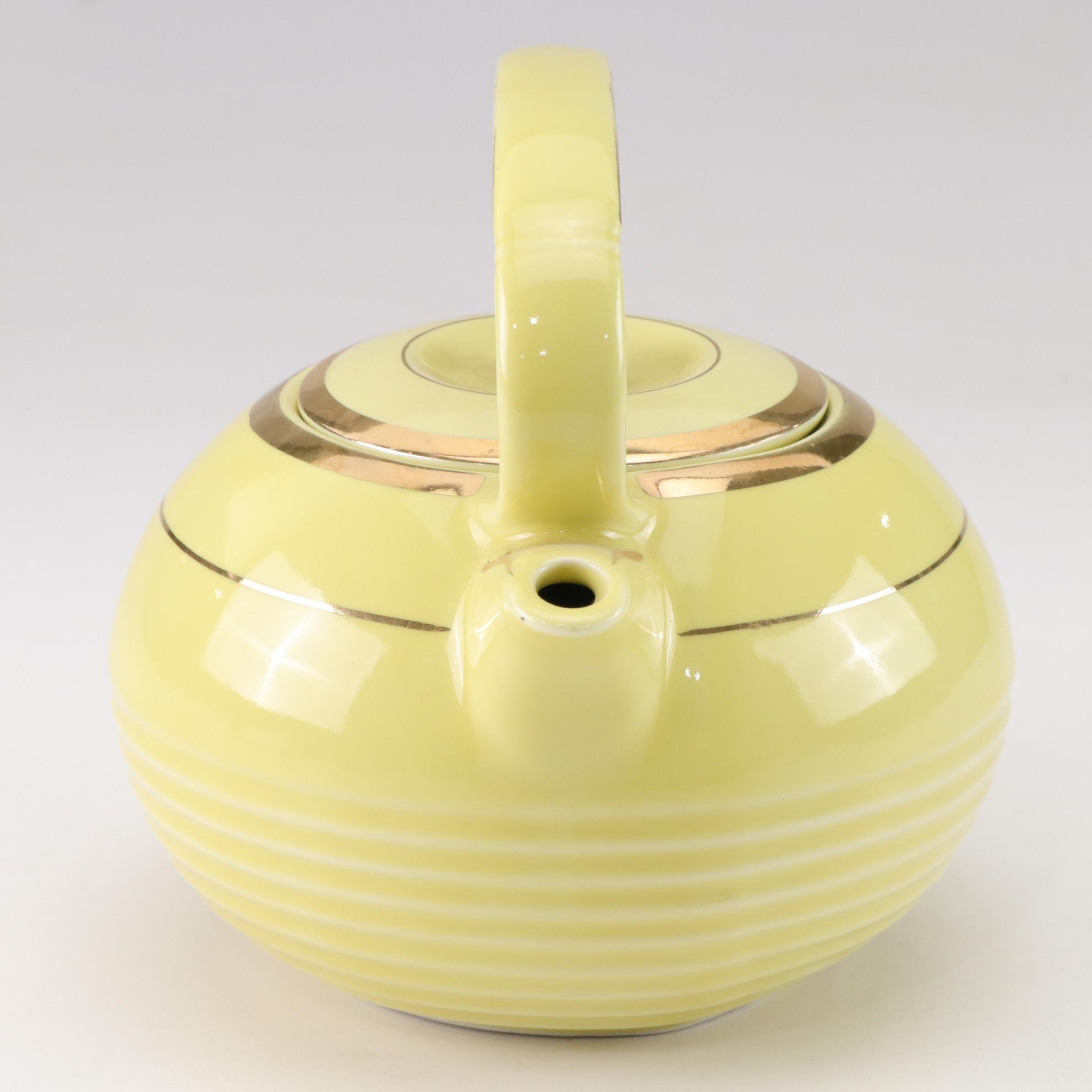 Mid Century Modern Teamaster "Twin Spout" Ceramic Tea Pot