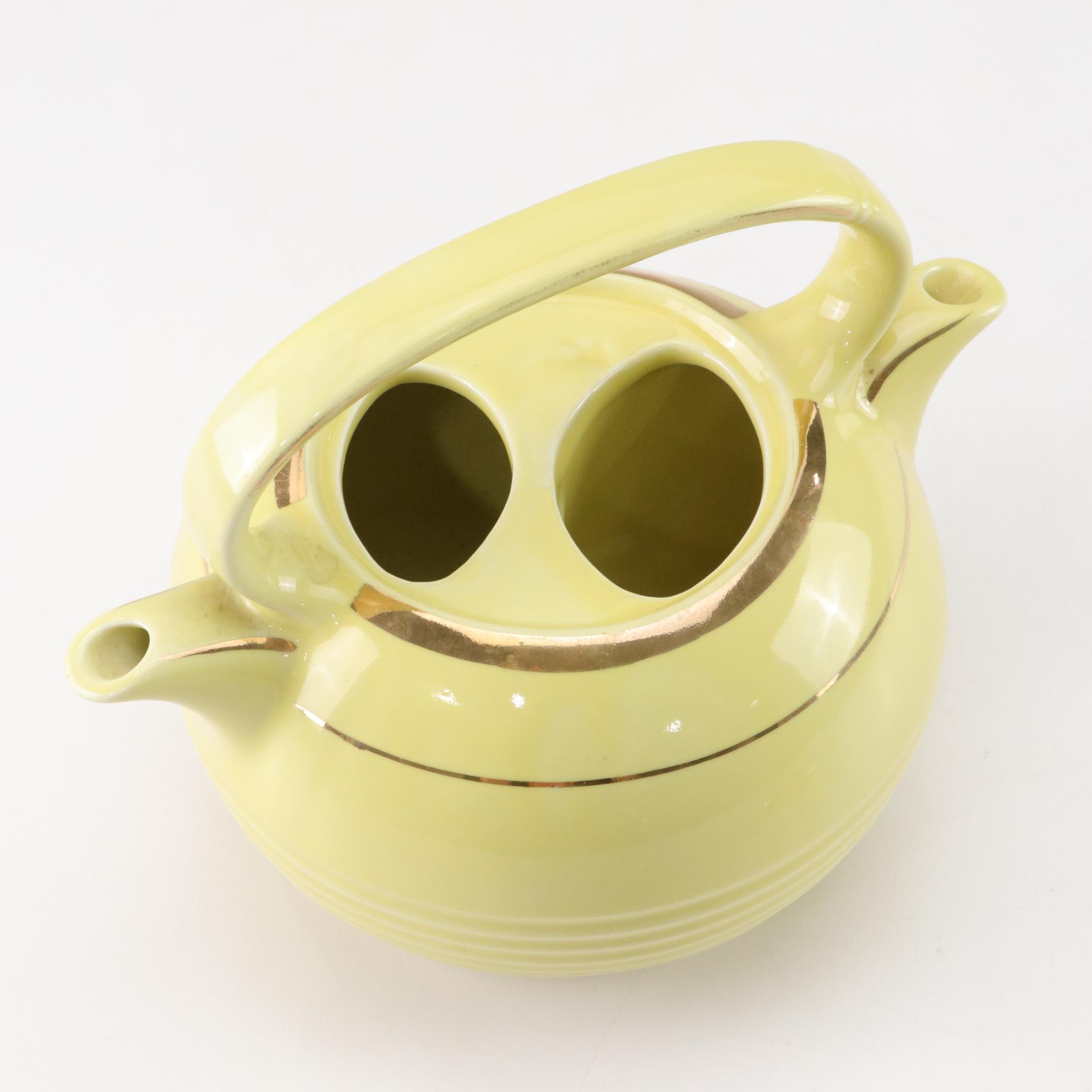 Mid Century Modern Teamaster "Twin Spout" Ceramic Tea Pot