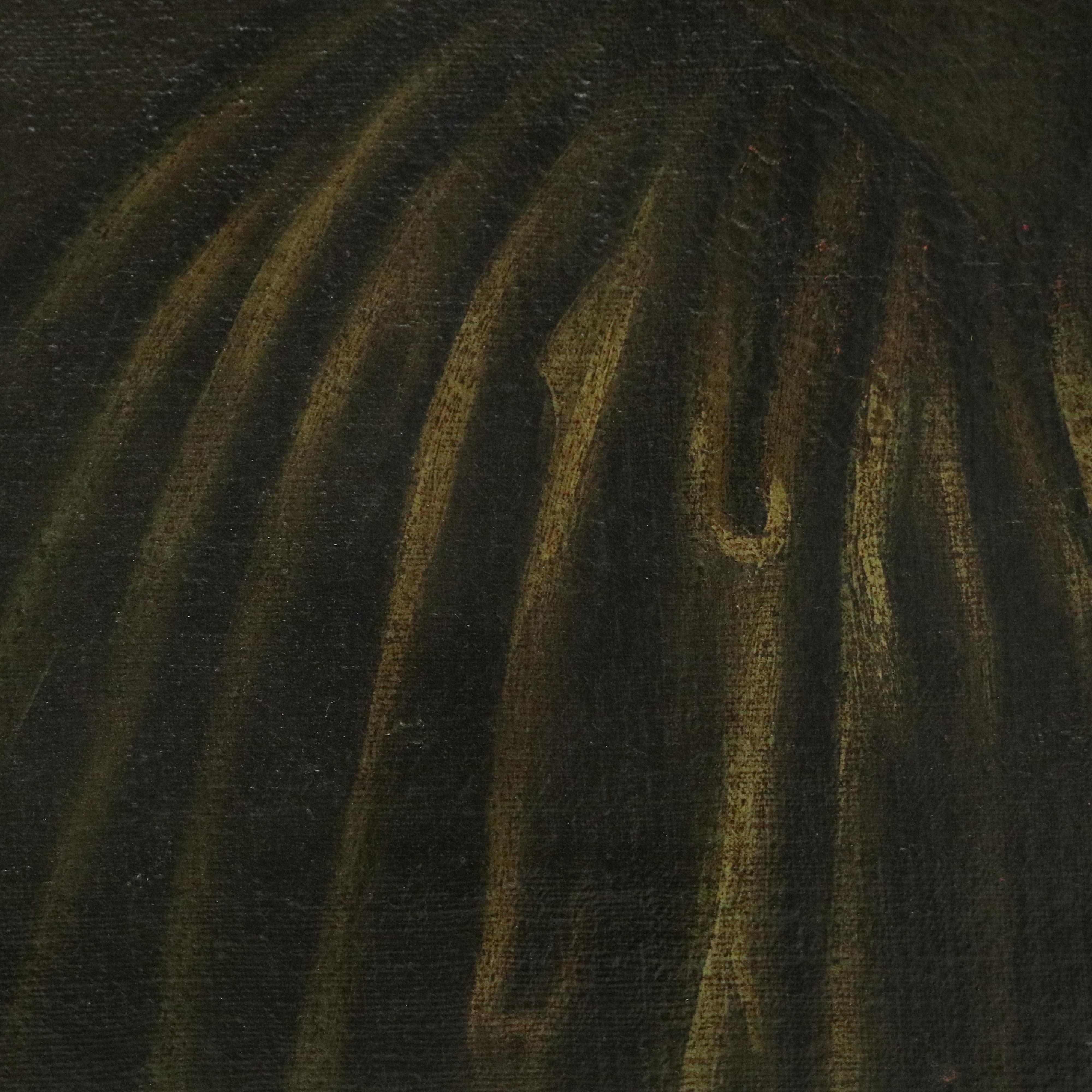 Oil Portrait of Spanish Noblewoman, Ascribed to Lorenzo Álvarez