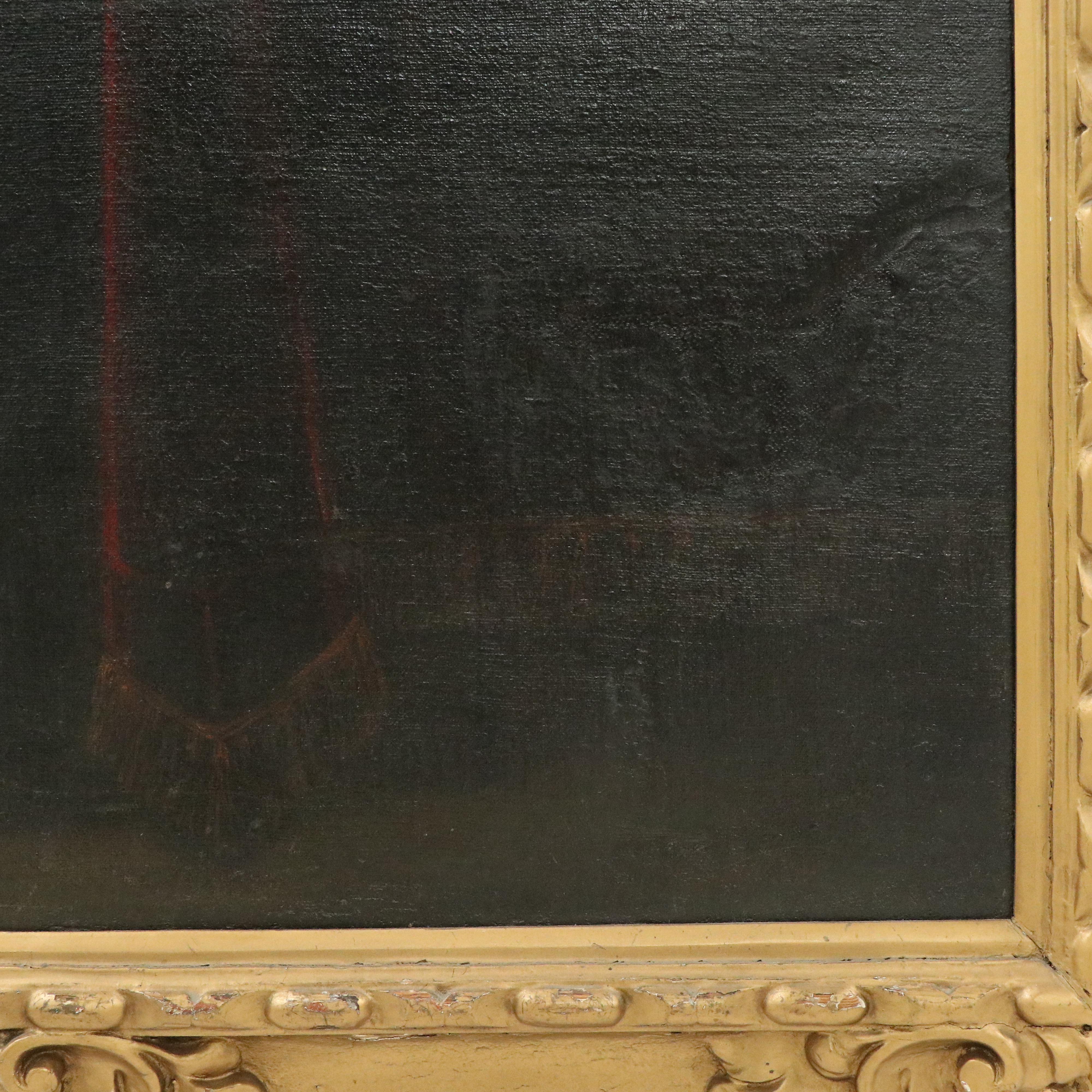 Oil Portrait of Spanish Noblewoman, Ascribed to Lorenzo Álvarez