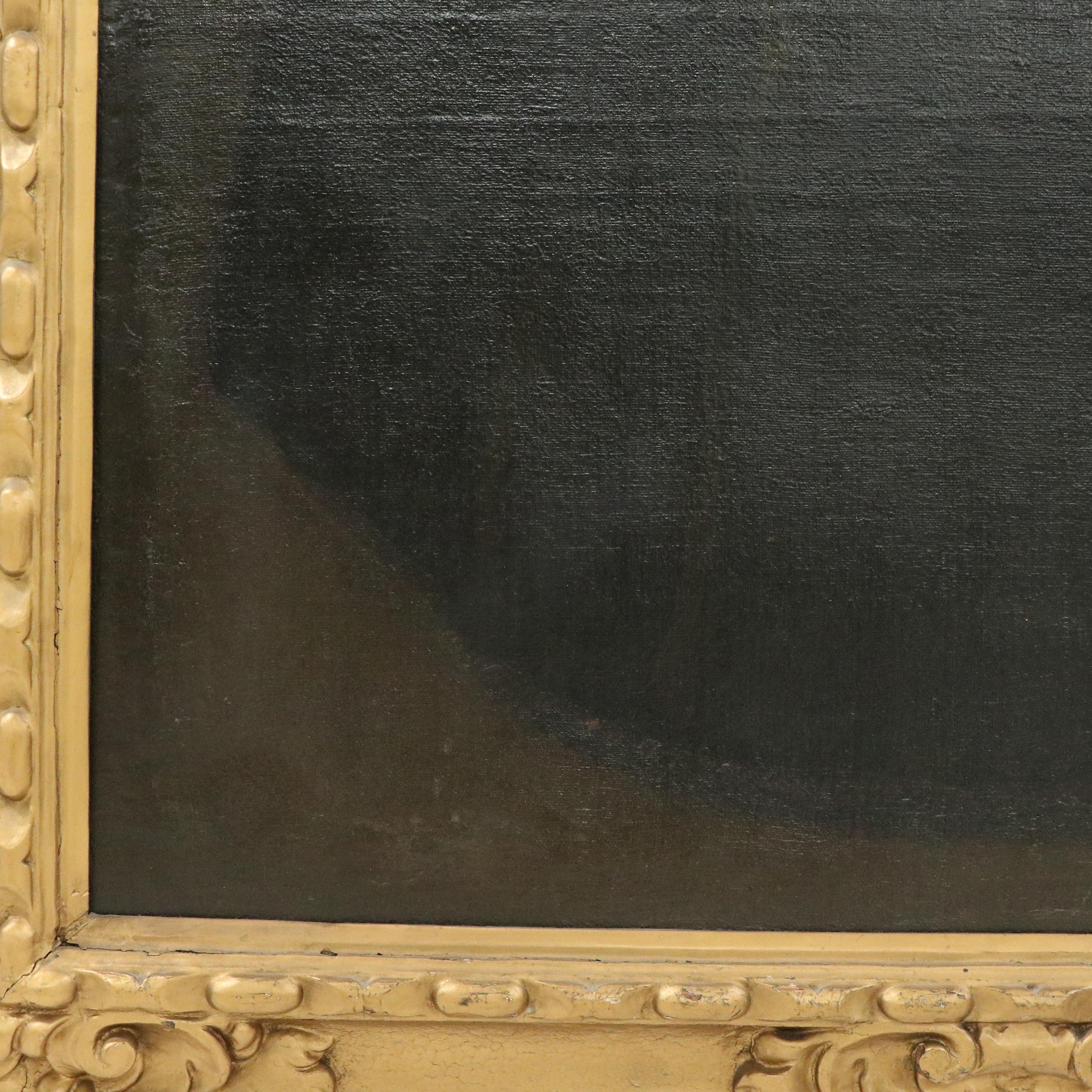 Oil Portrait of Spanish Noblewoman, Ascribed to Lorenzo Álvarez