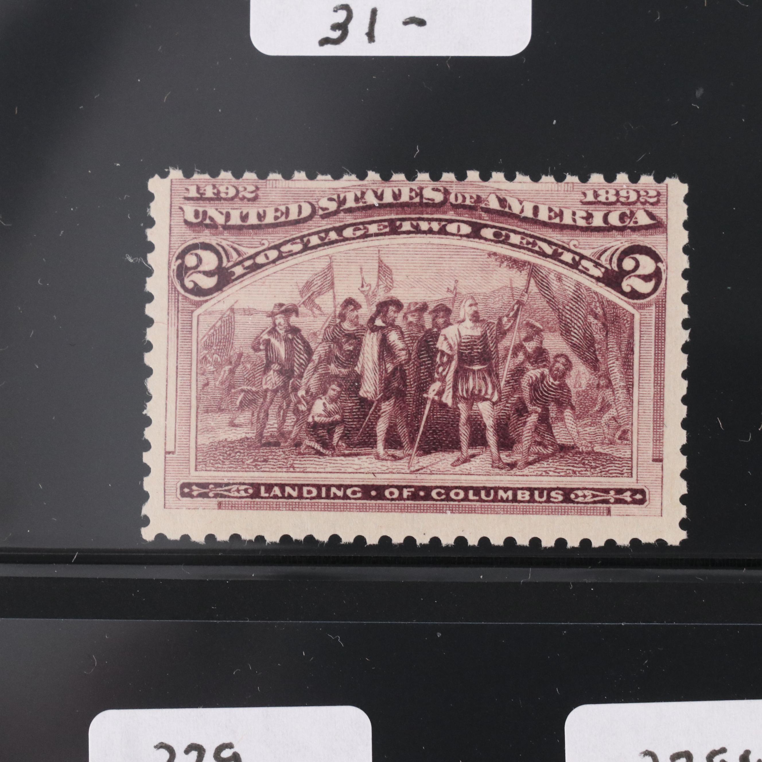 Twenty-Three Different Mint Condition Early U.S. Postage Stamps, Scott 230 - 372