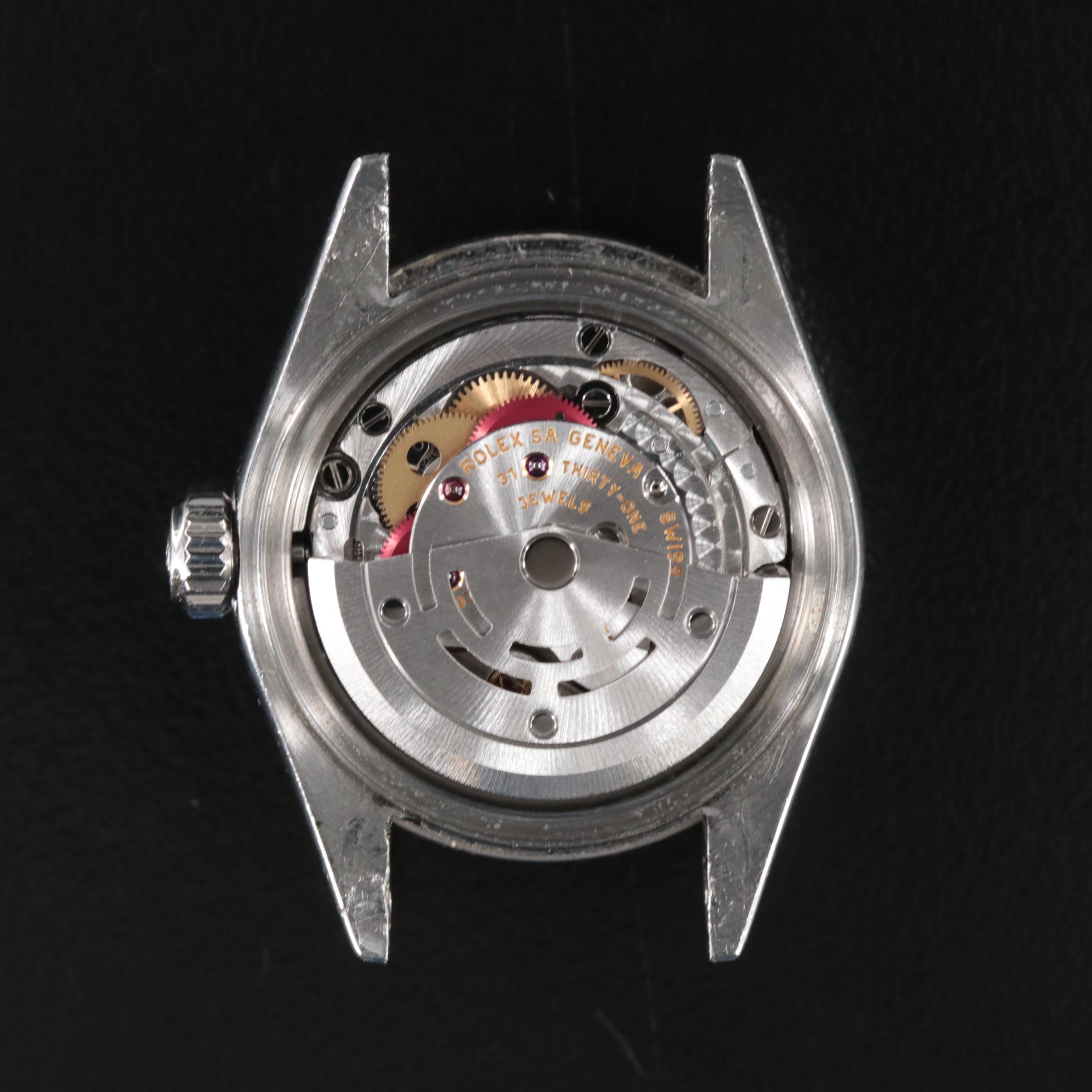 2001 Rolex Datejust 1.12 CTW Custom Diamond 36mm Steel Watch