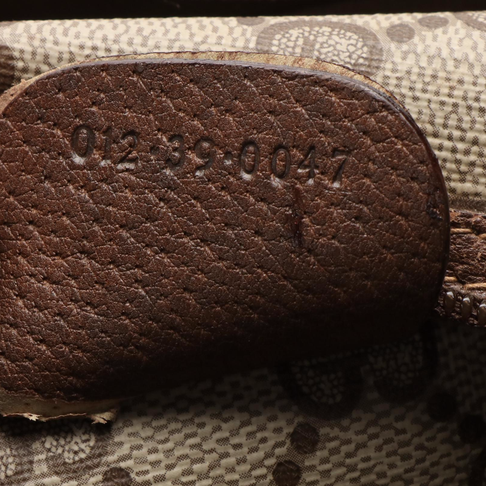 Gucci Weekender Bag in GG Supreme Canvas and Leather