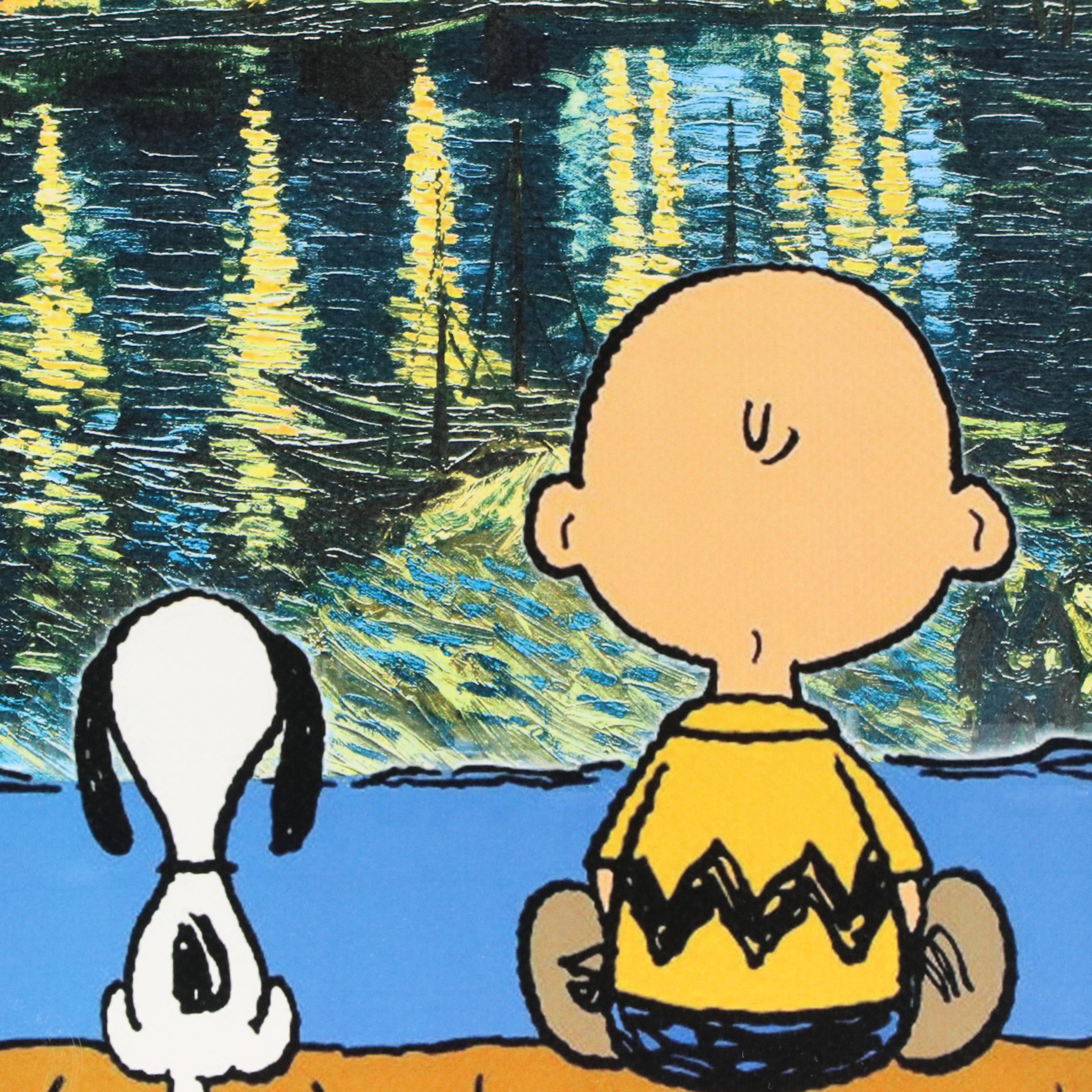 Death NYC Graphic Digital Print Featuring Peanuts x Van Gogh, 21st Century