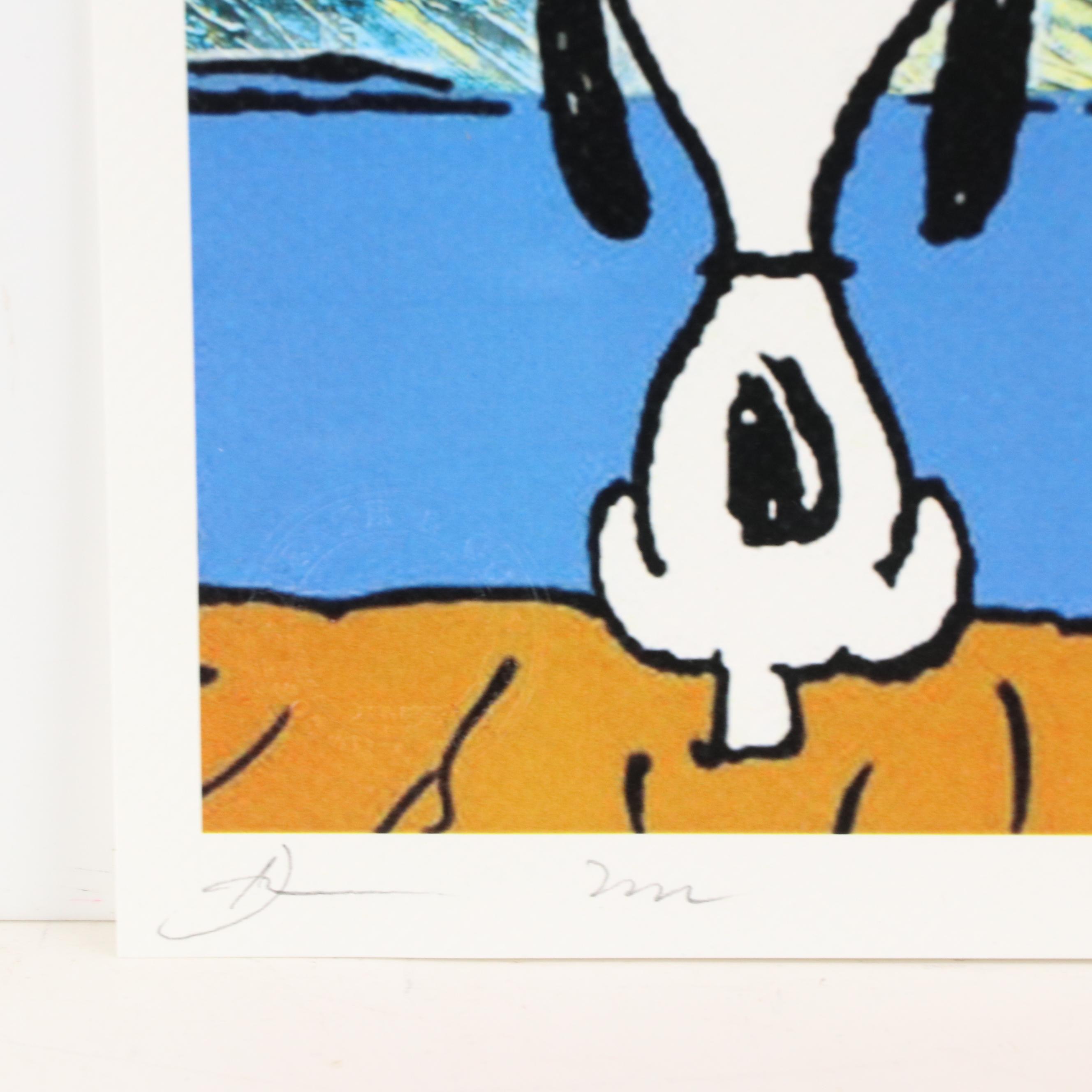 Death NYC Graphic Digital Print Featuring Peanuts x Van Gogh, 21st Century