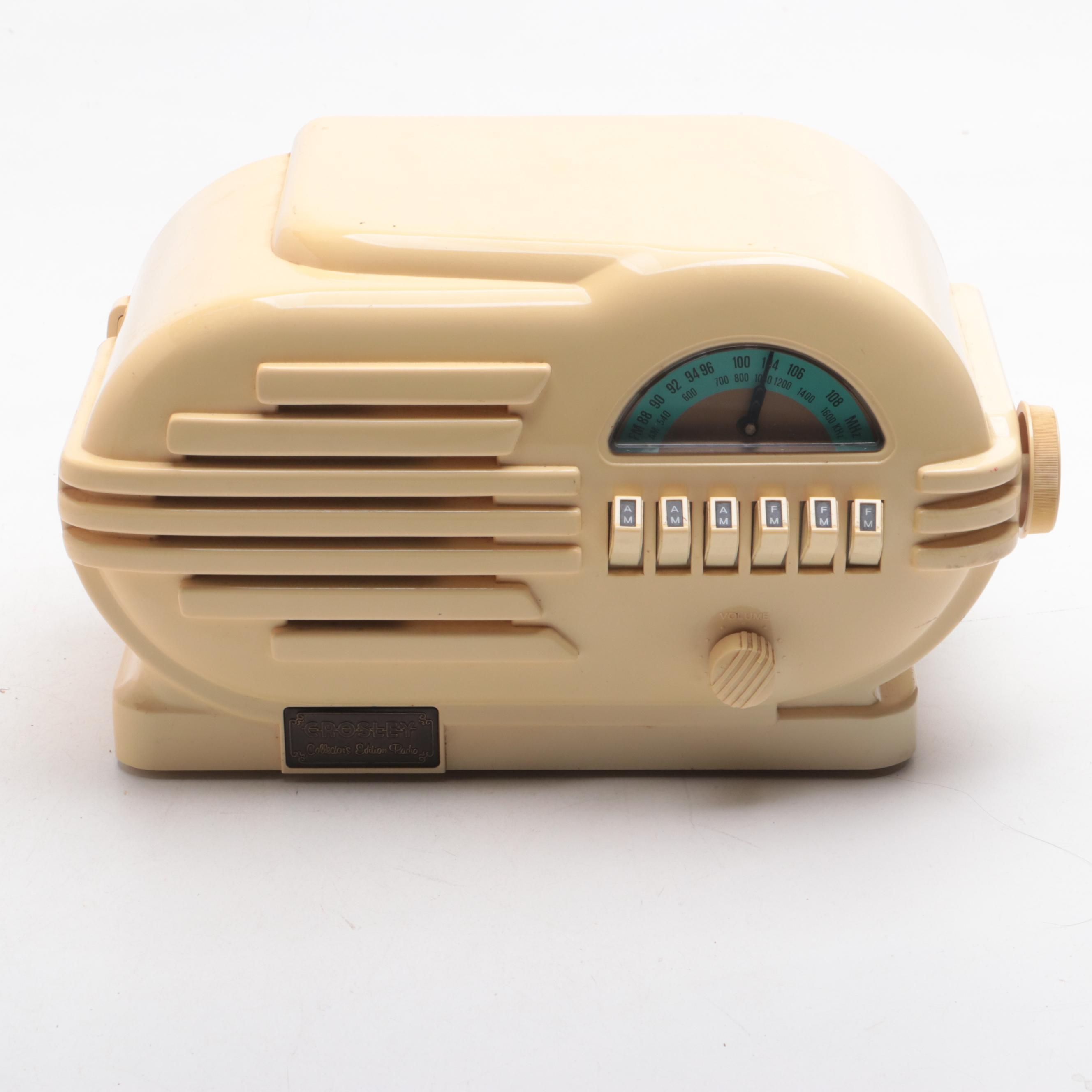 Crosley Collector's Edition Radio CR-3 Combination AM, FM and Cassette