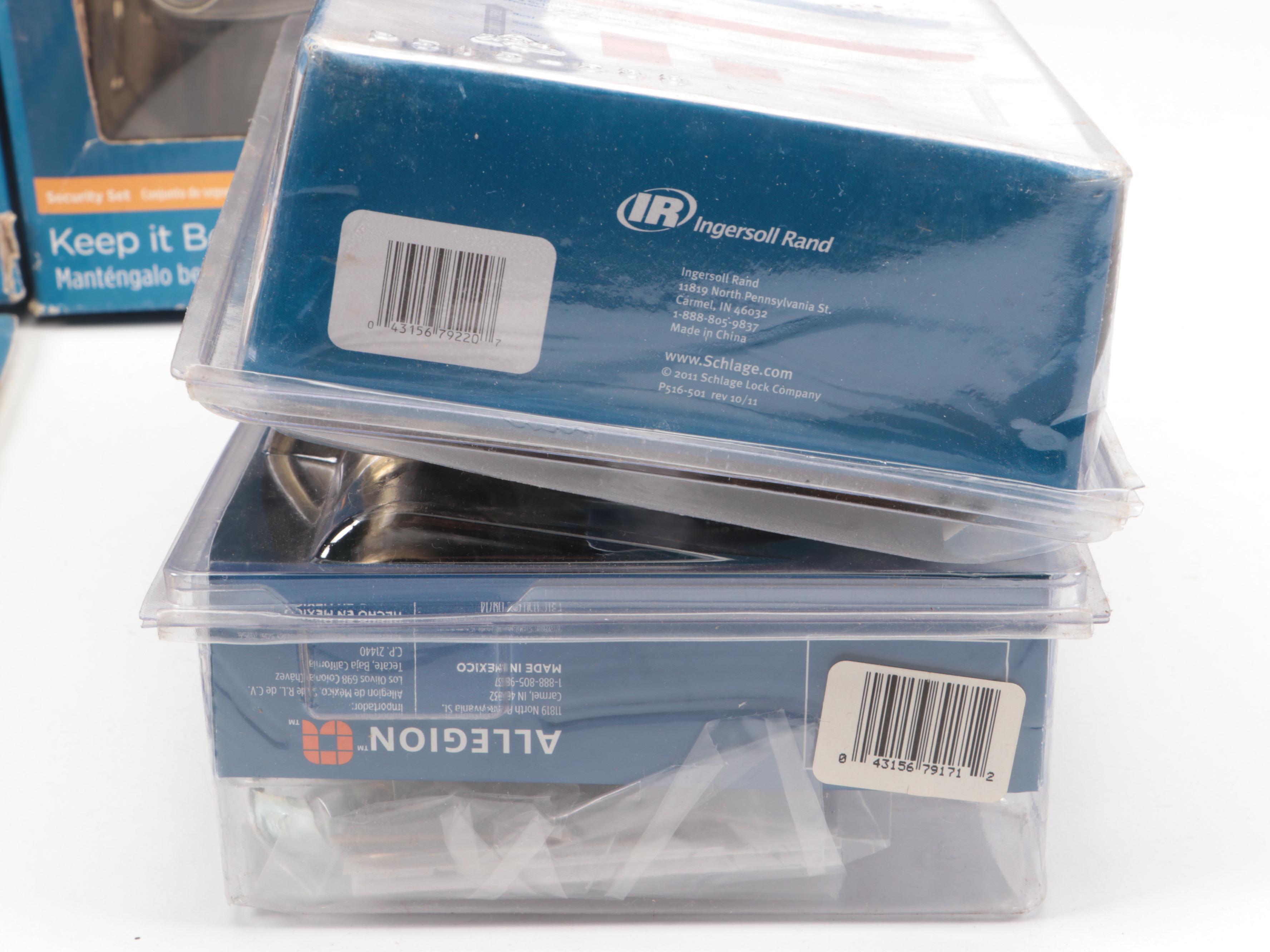 Schlage Doorknob and Deadbolt Security Sets with More Doorknobs