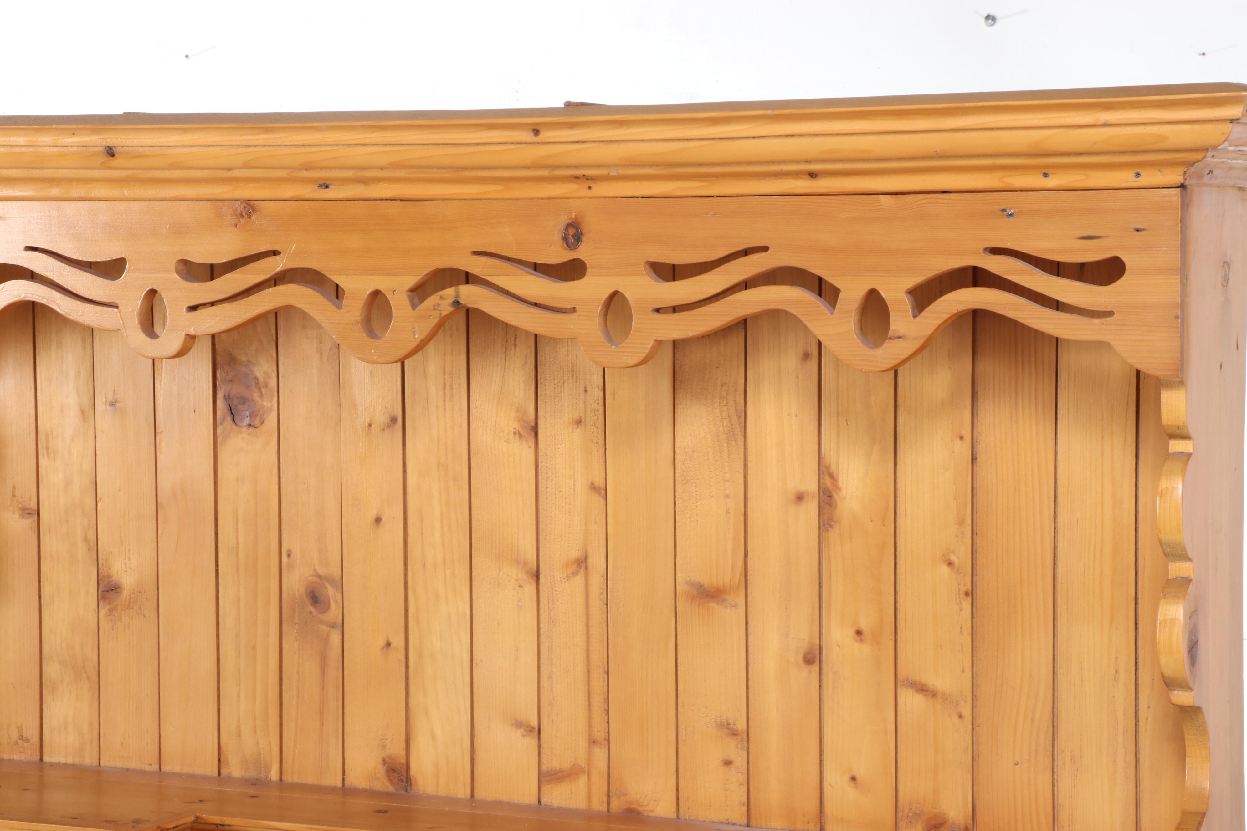 Country Style Pine Kitchen Dresser