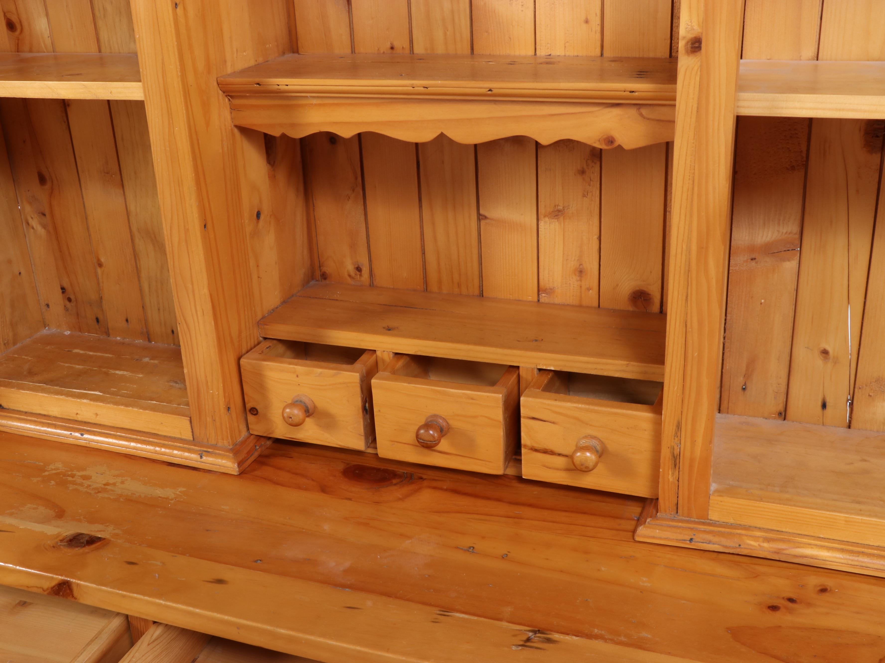 Country Style Pine Kitchen Dresser