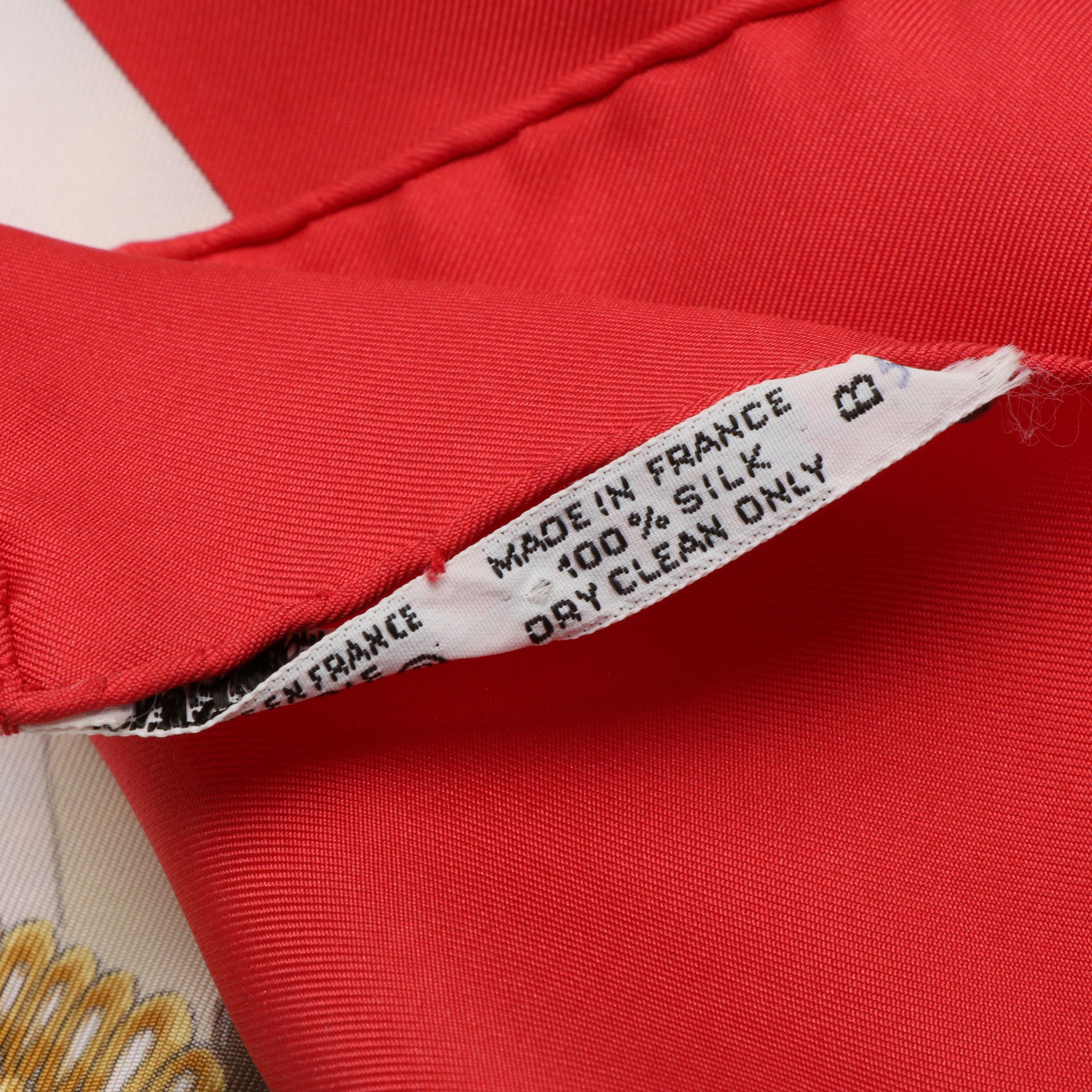 Hermès "Mexique" Silk Twill Scarf 90