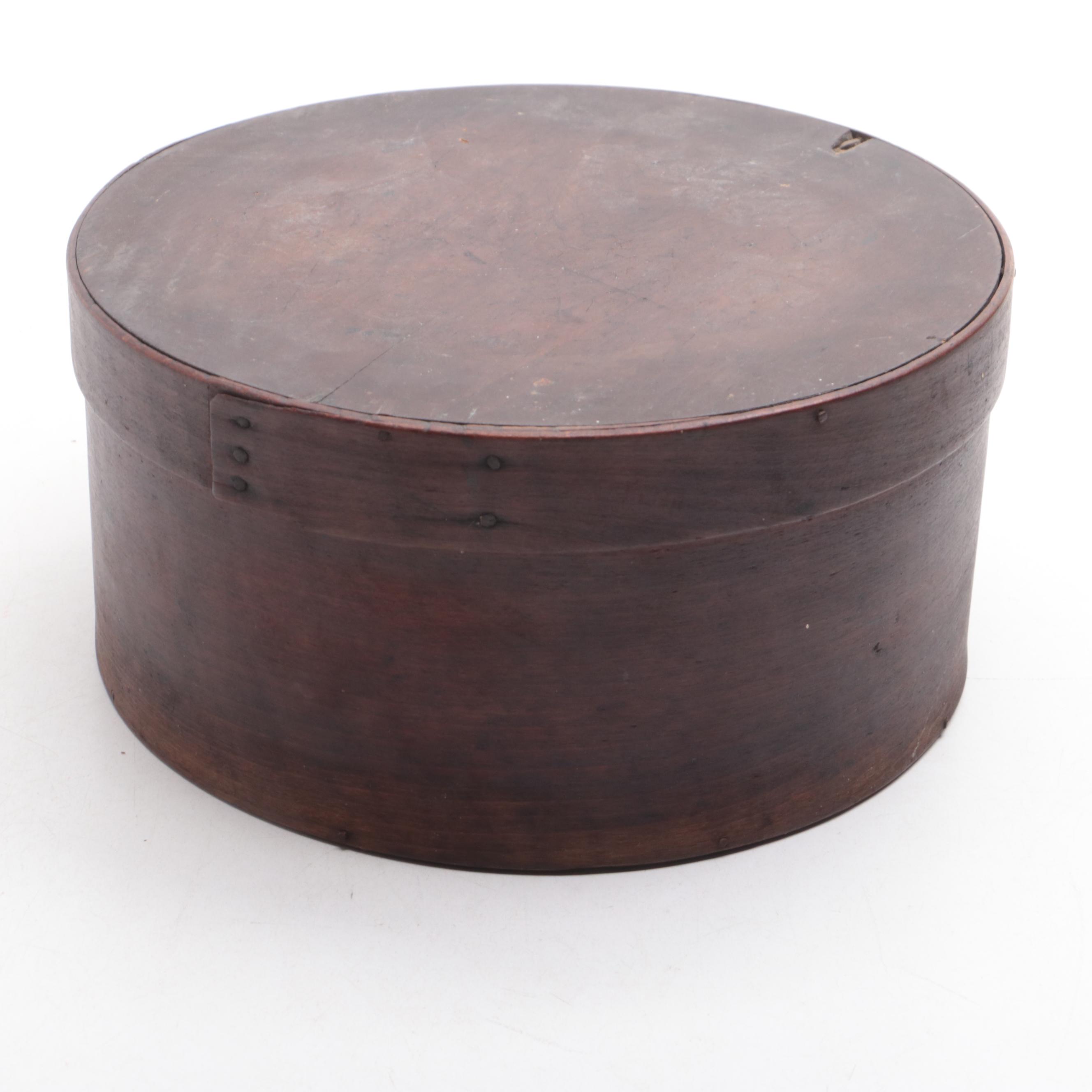 Four Wood Band Boxes