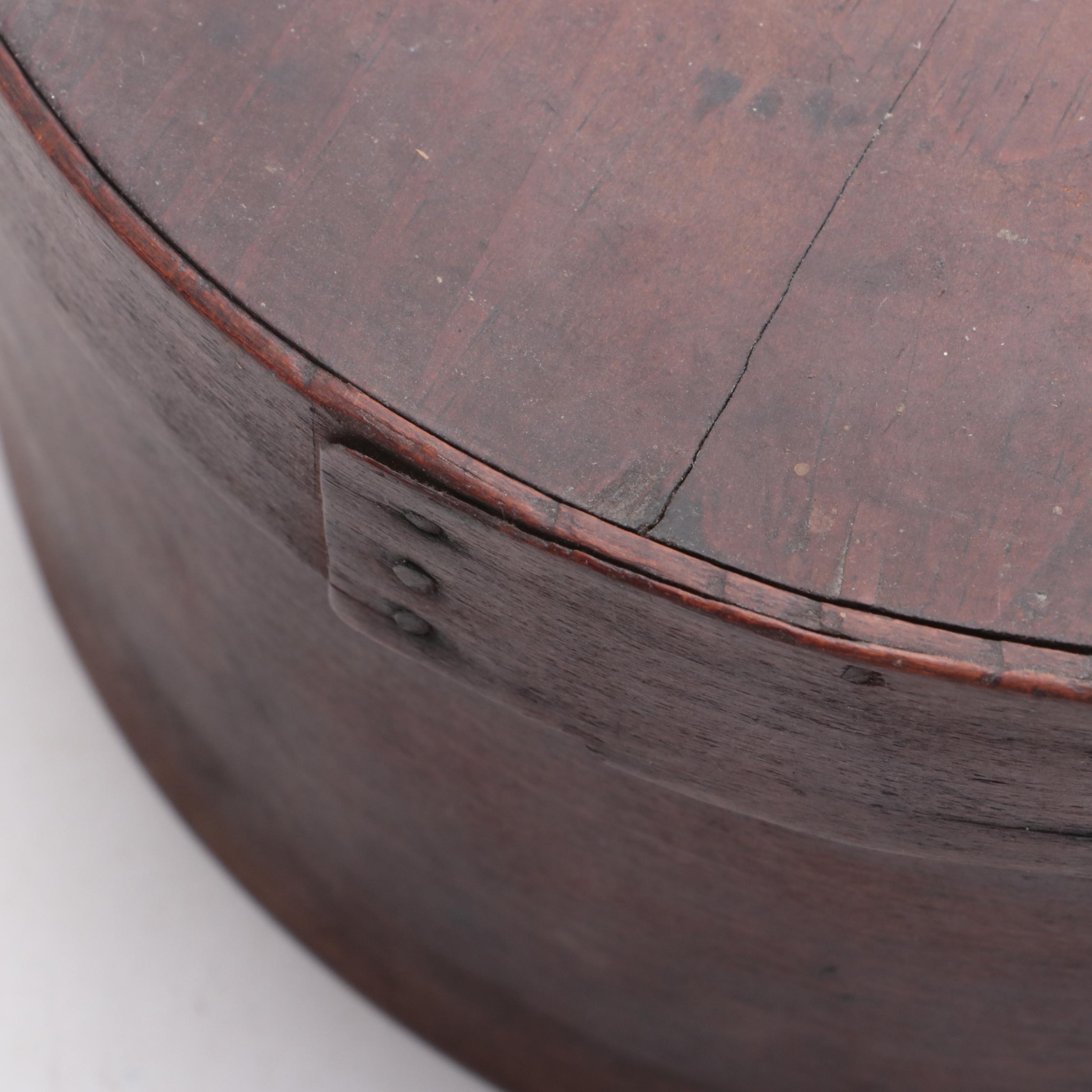 Four Wood Band Boxes