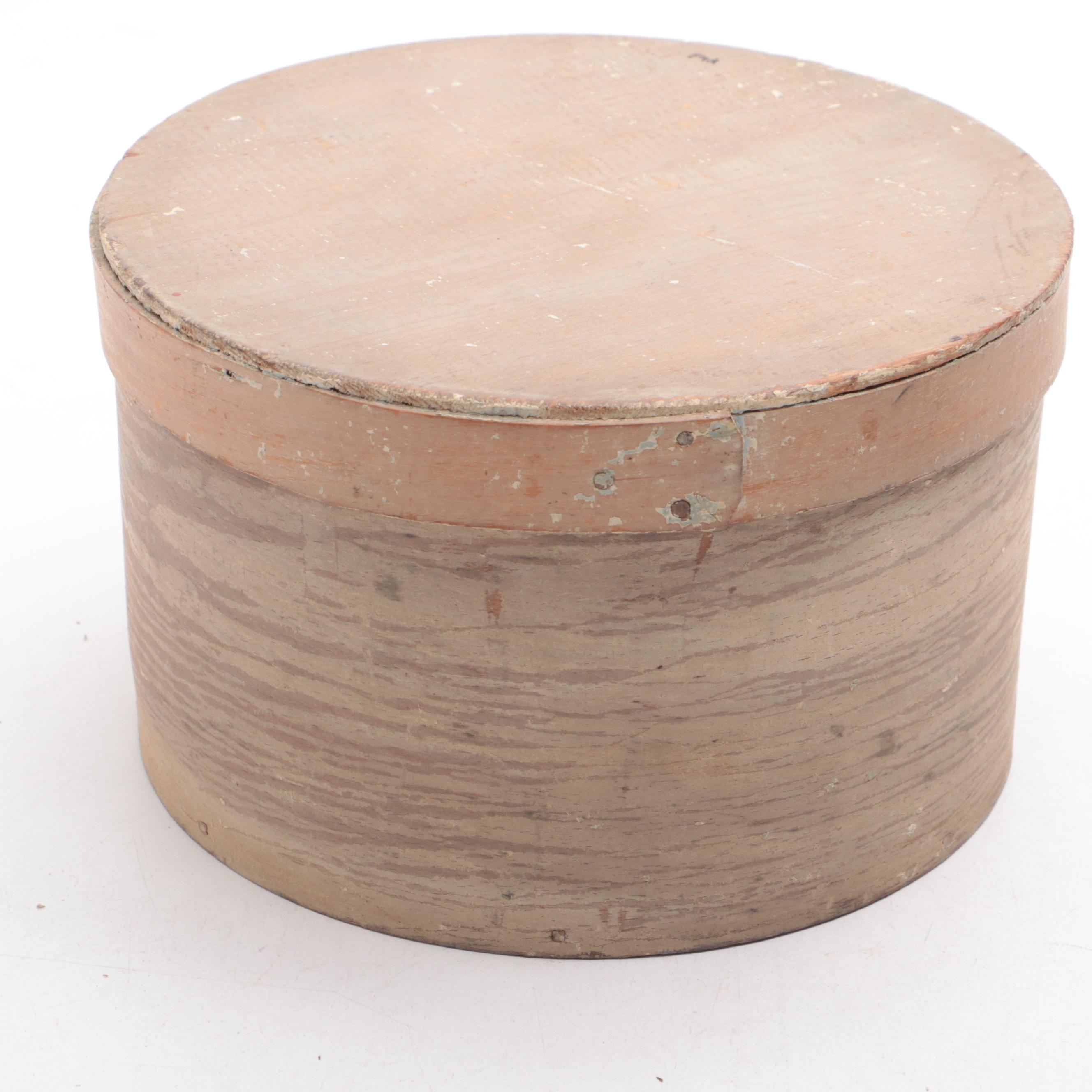 Four Wood Band Boxes