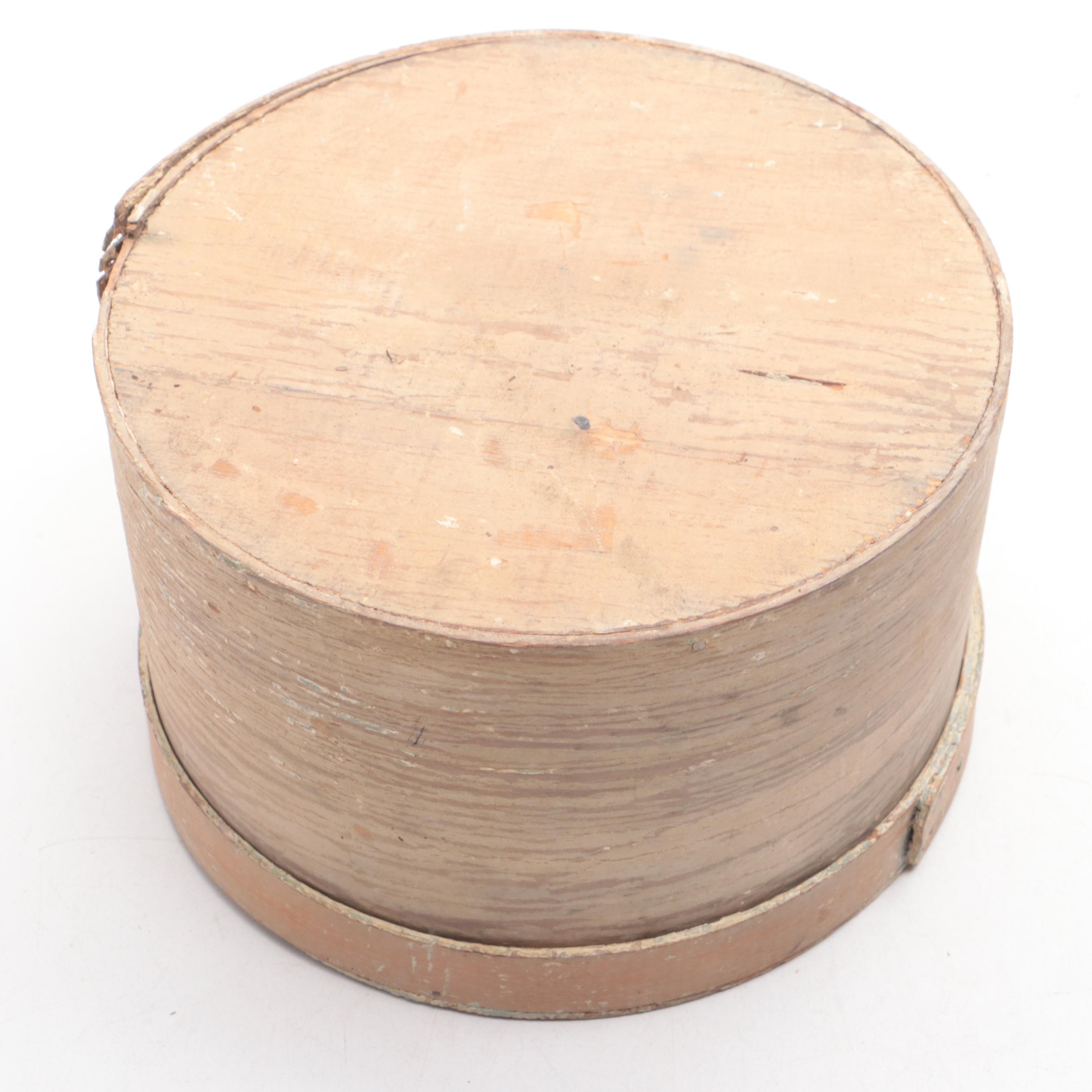 Four Wood Band Boxes