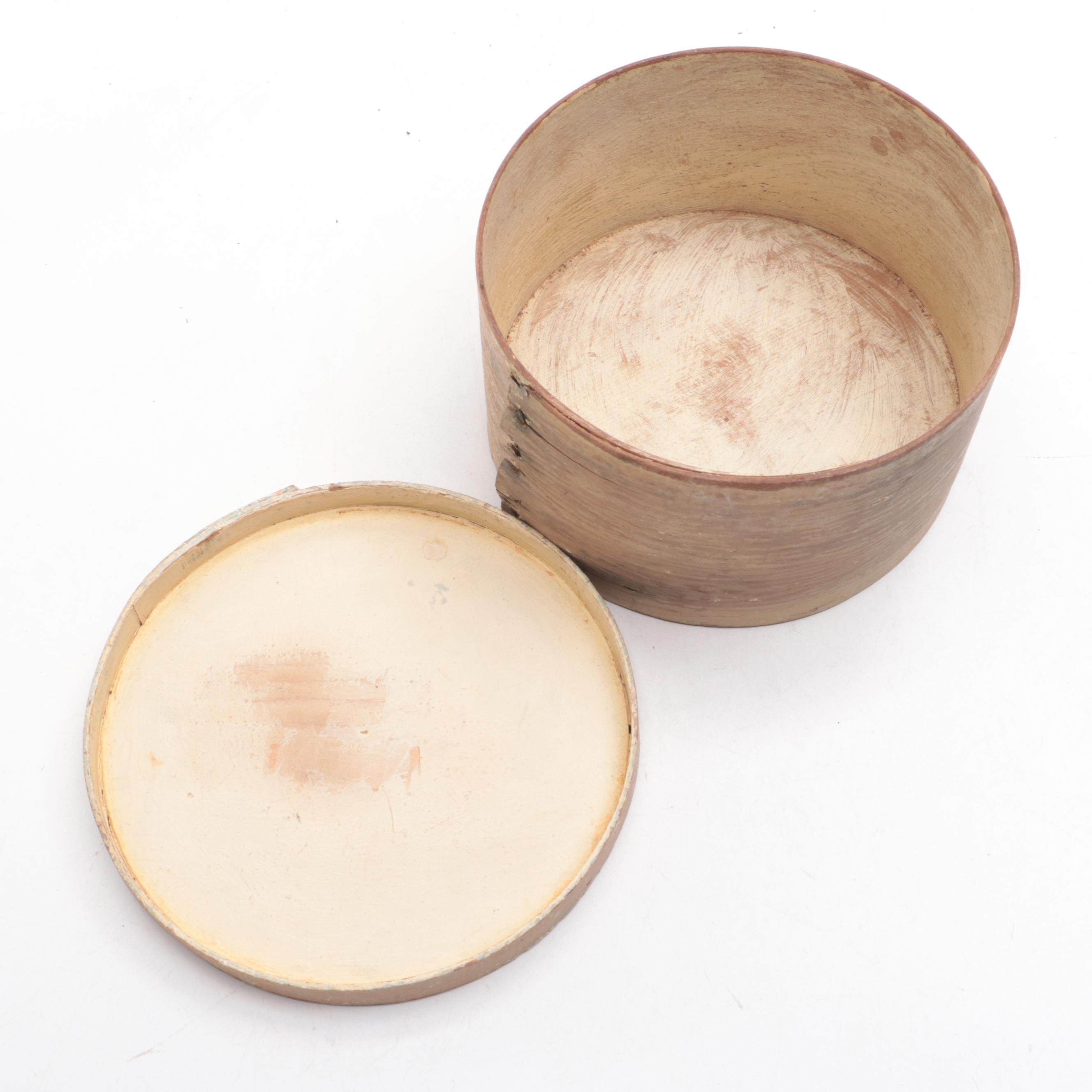 Four Wood Band Boxes