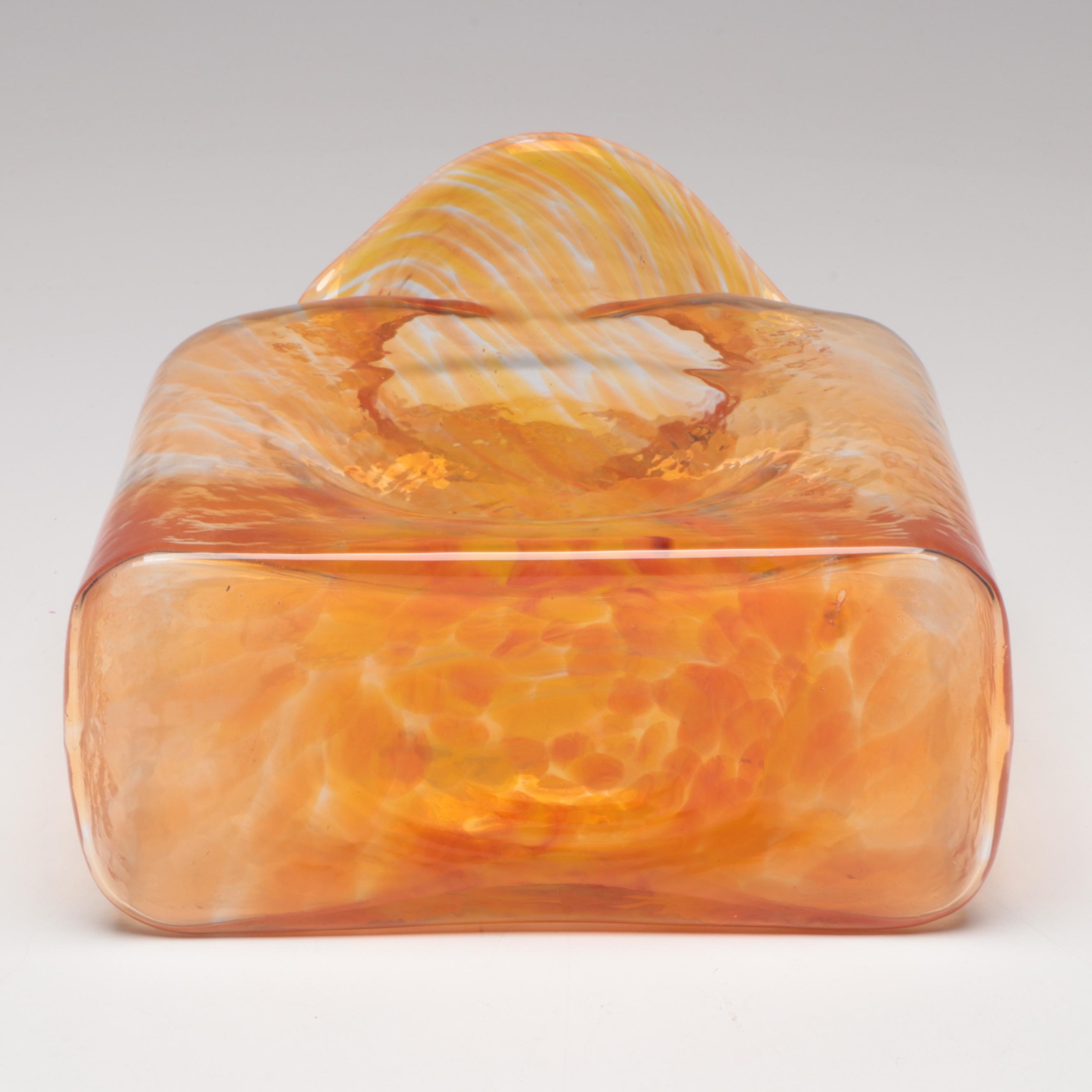 Blenko Glass Vase and Water Pitchers