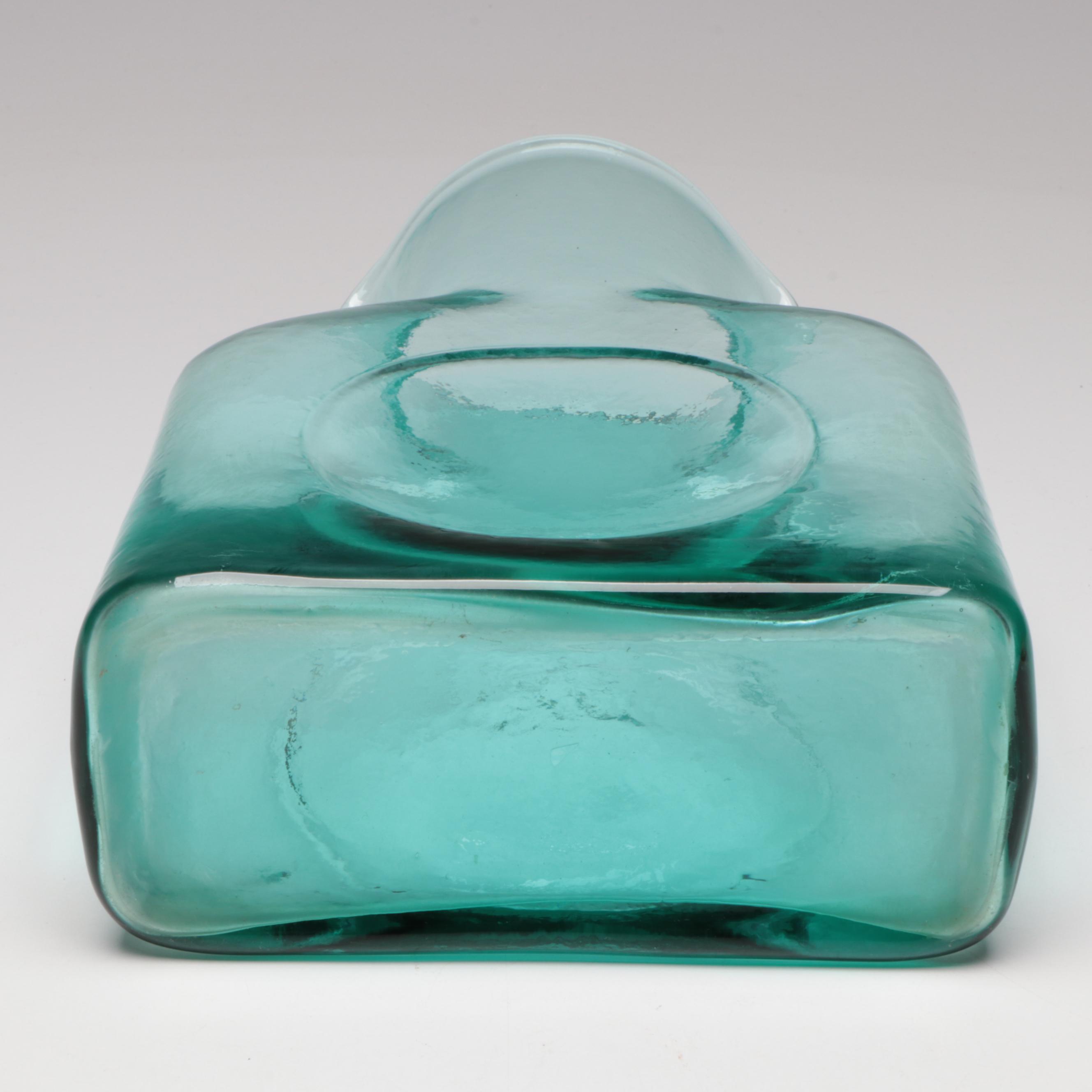 Blenko Glass Vase and Water Pitchers