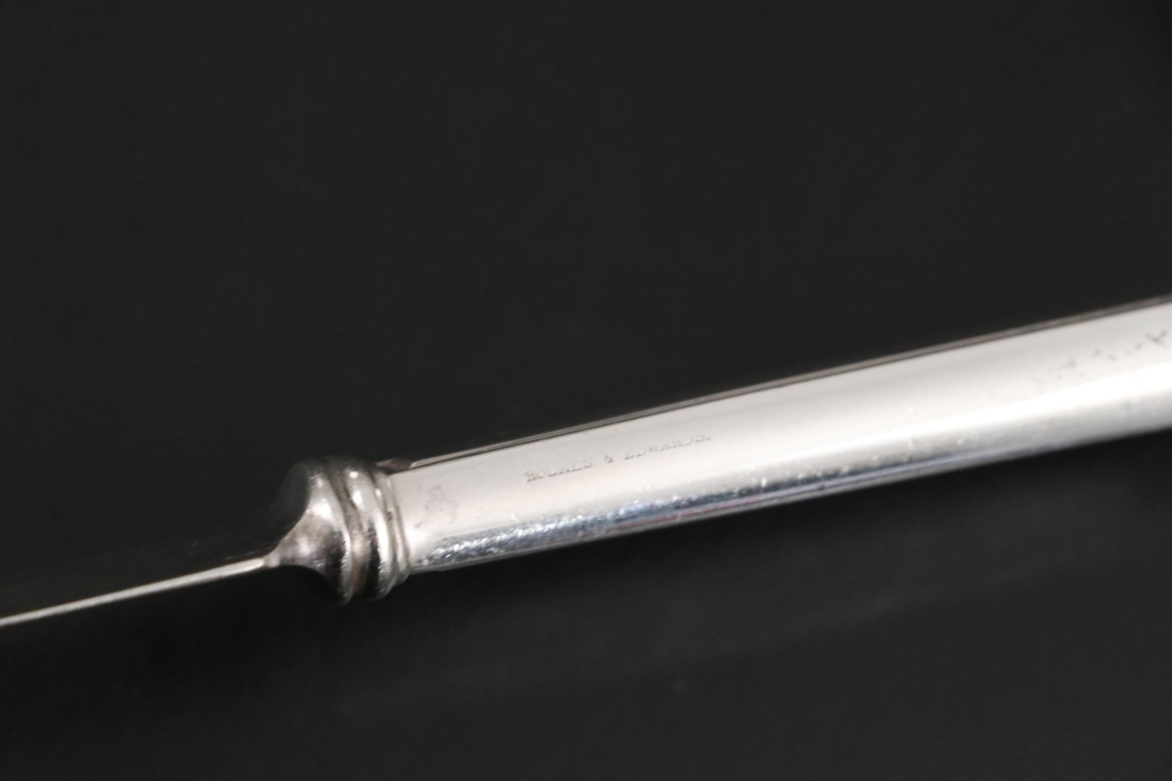 Alvin "Miss Alvin" Sterling Silver Olive Fork with Silver Plate Flatware