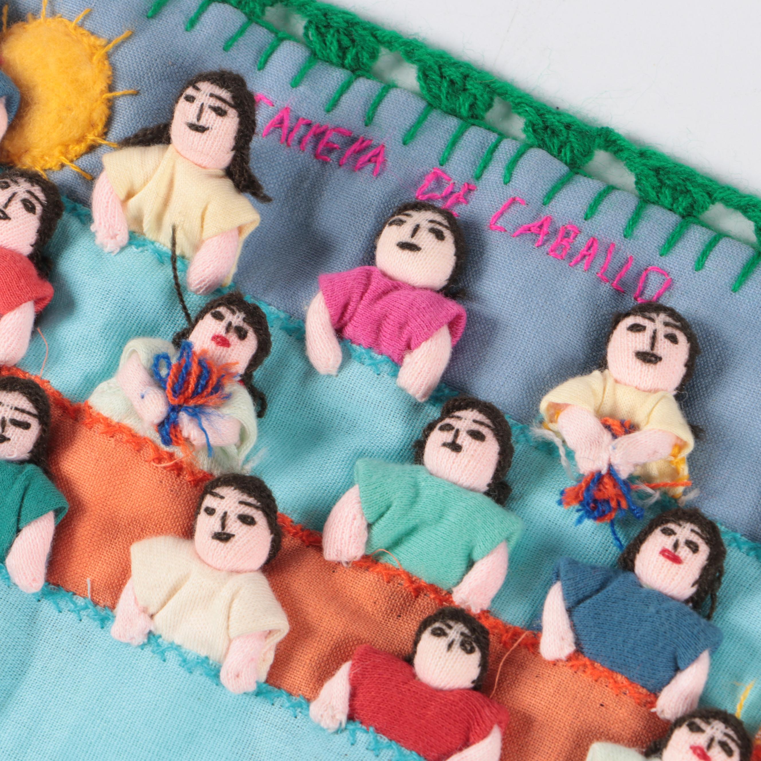 Peruvian Southern Cross Artisan Handmade Dimensional Storyteller Textiles