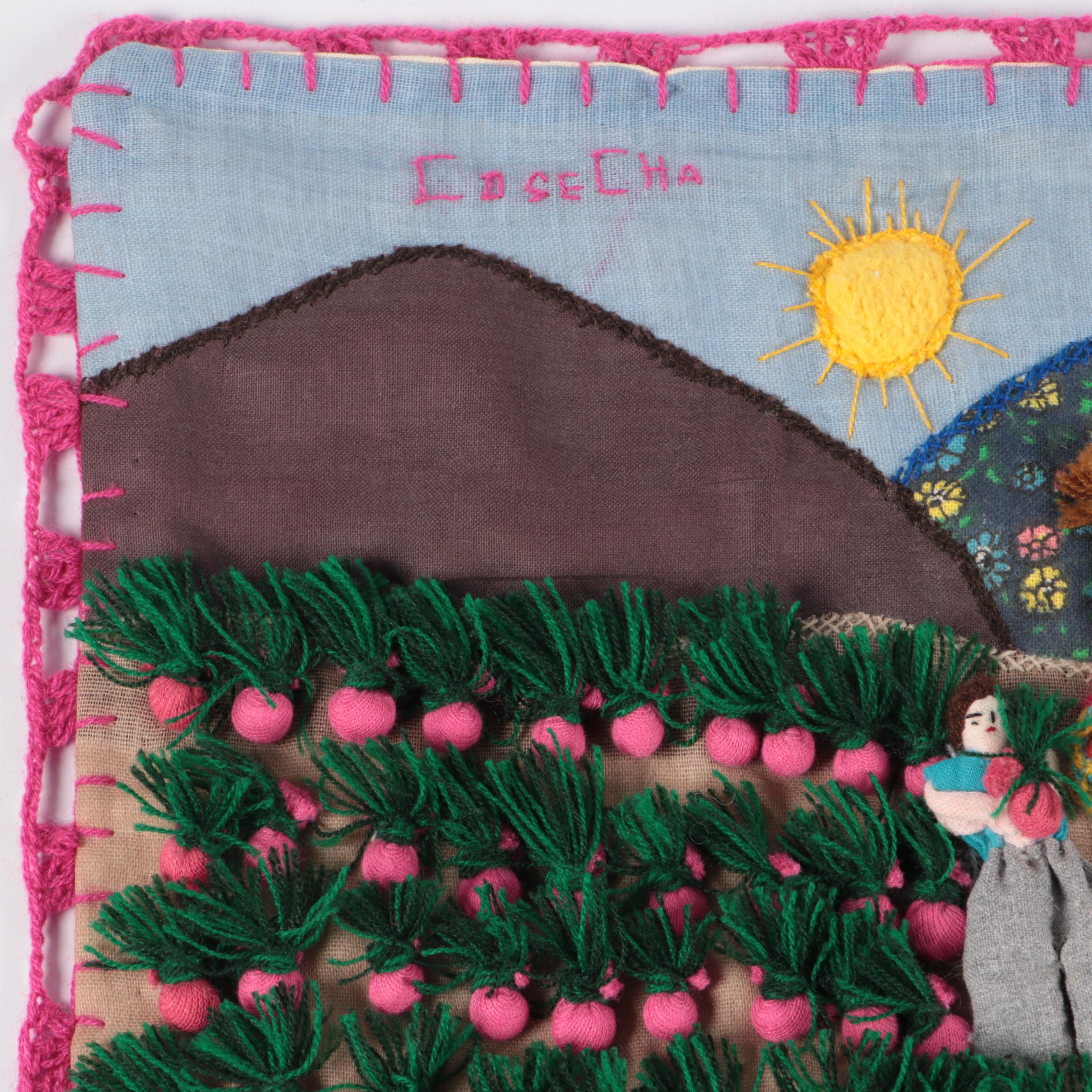 Peruvian Southern Cross Artisan Handmade Dimensional Storyteller Textiles