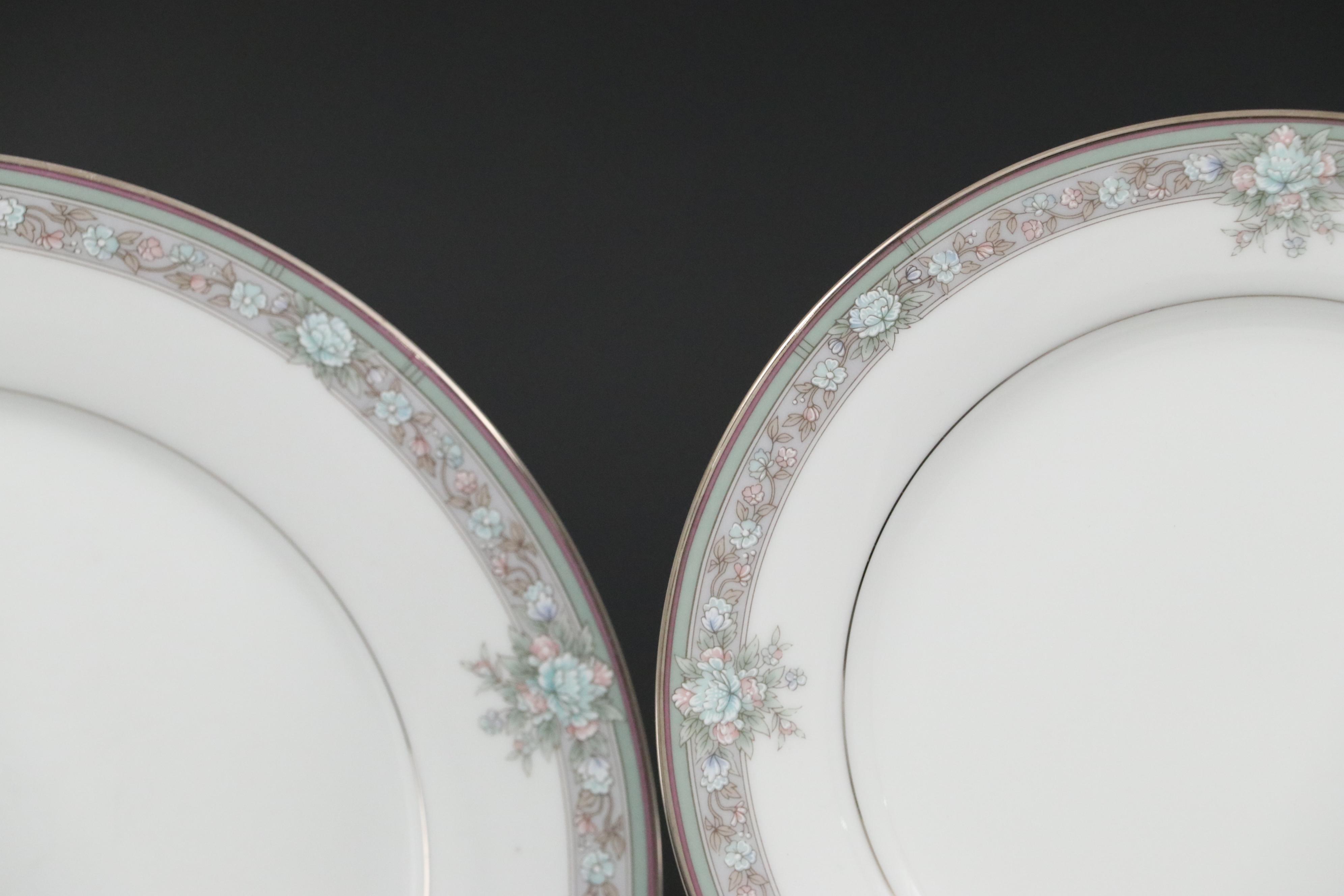Noritake "Lunceford" Porcelain Dinnerware and Serveware, Late 20th Century