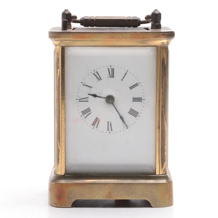 Waterbury Clock Co. Brass Carriage Clock