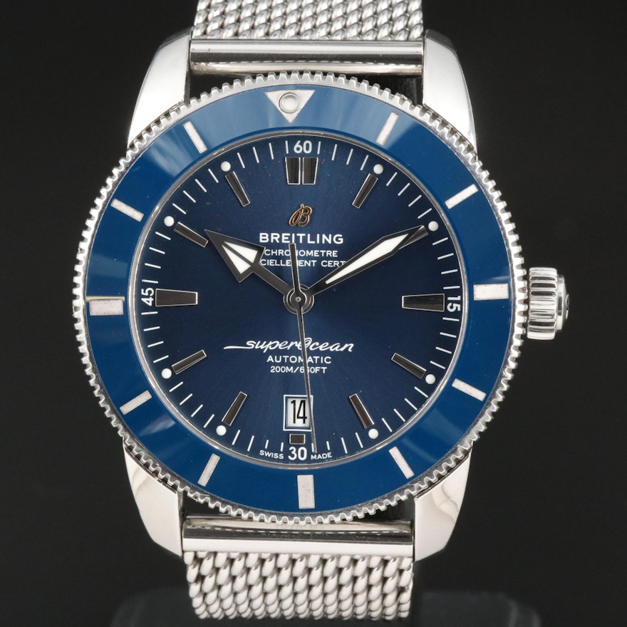 Breitling Superocean Heritage B20 Ceramic 46 Blue Automatic Wristwatch